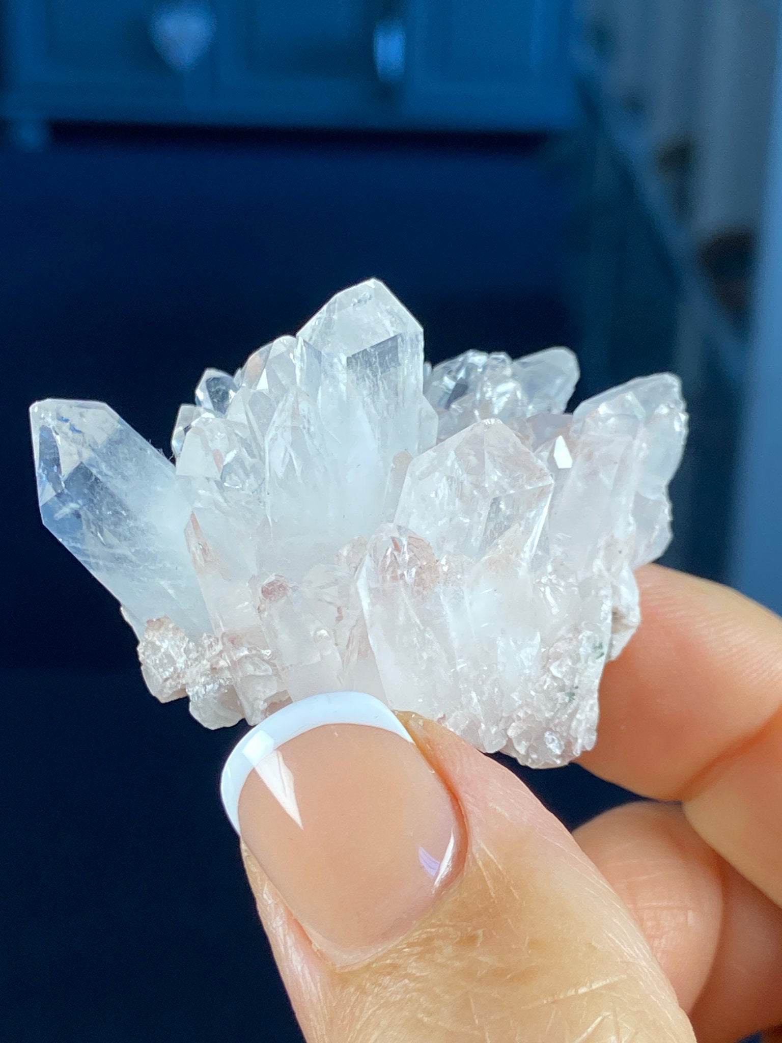 Sacred Pink Lemurian Quartz Cluster