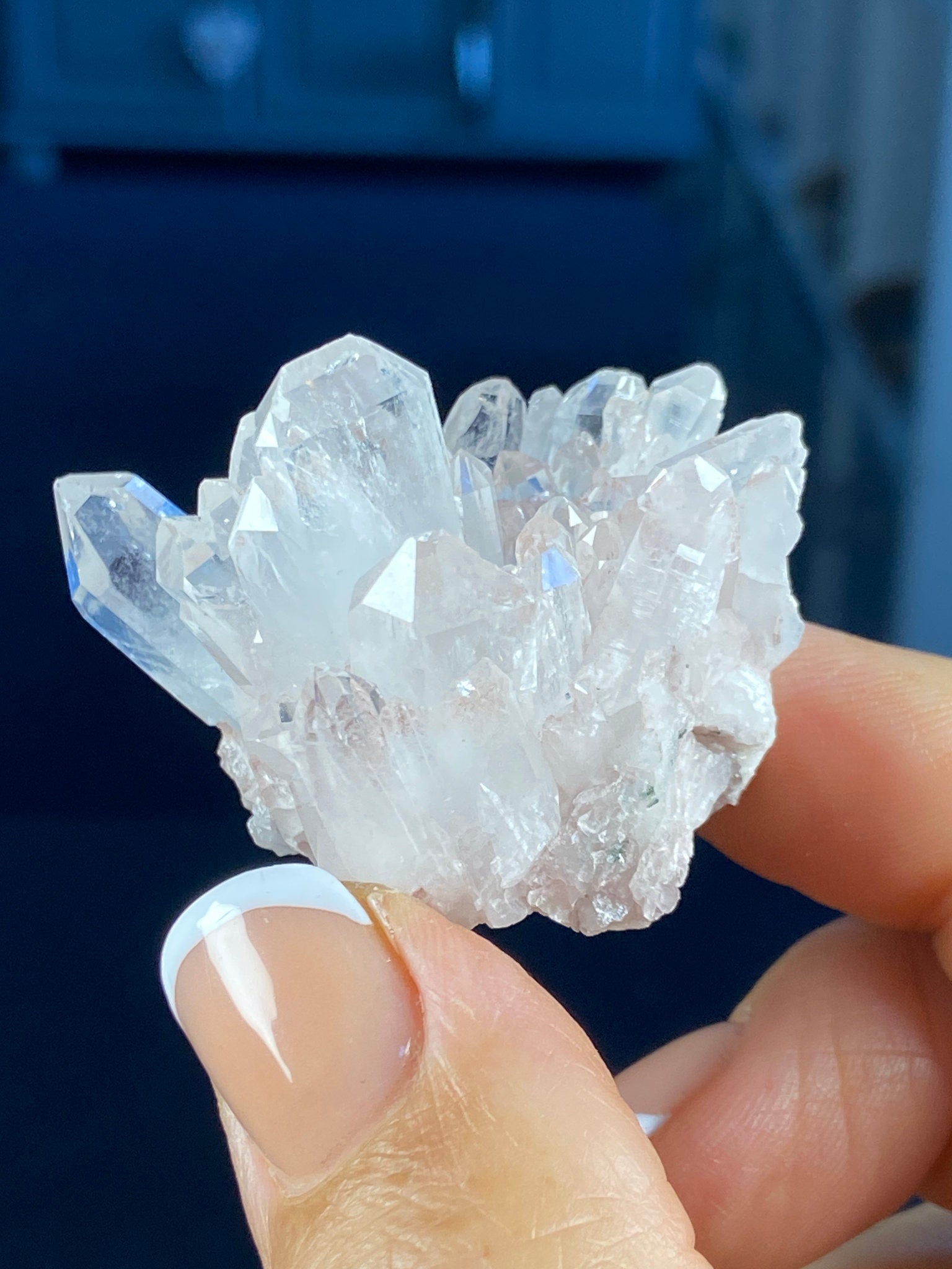 Sacred Pink Lemurian Quartz Cluster