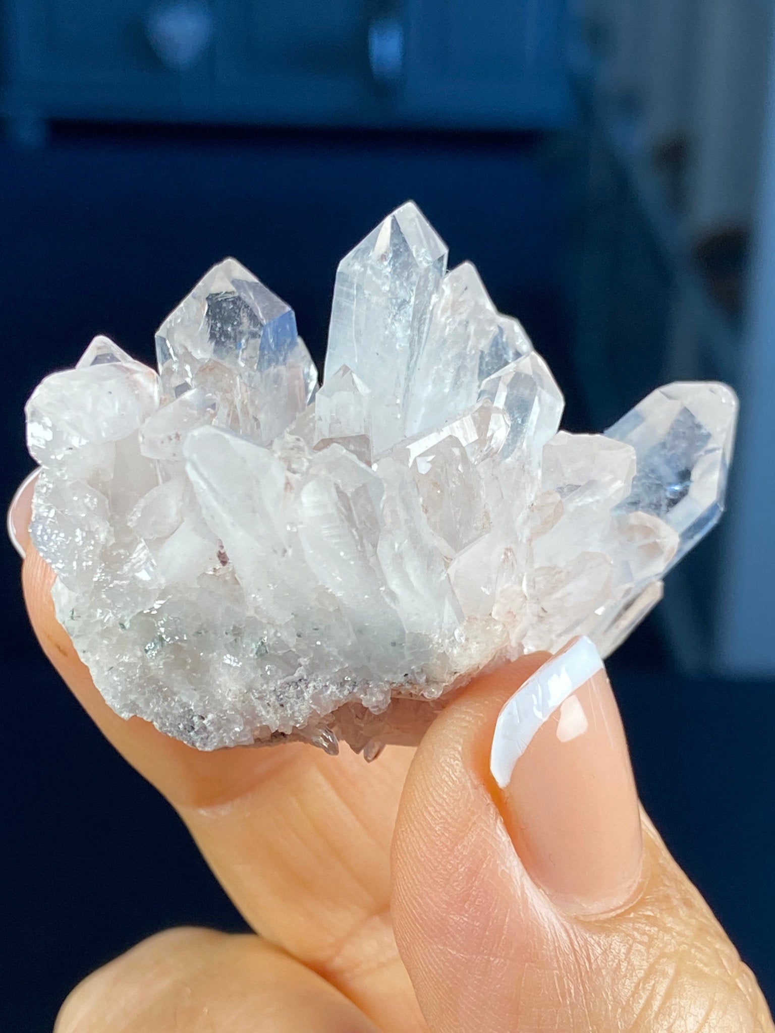 Sacred Pink Lemurian Quartz Cluster