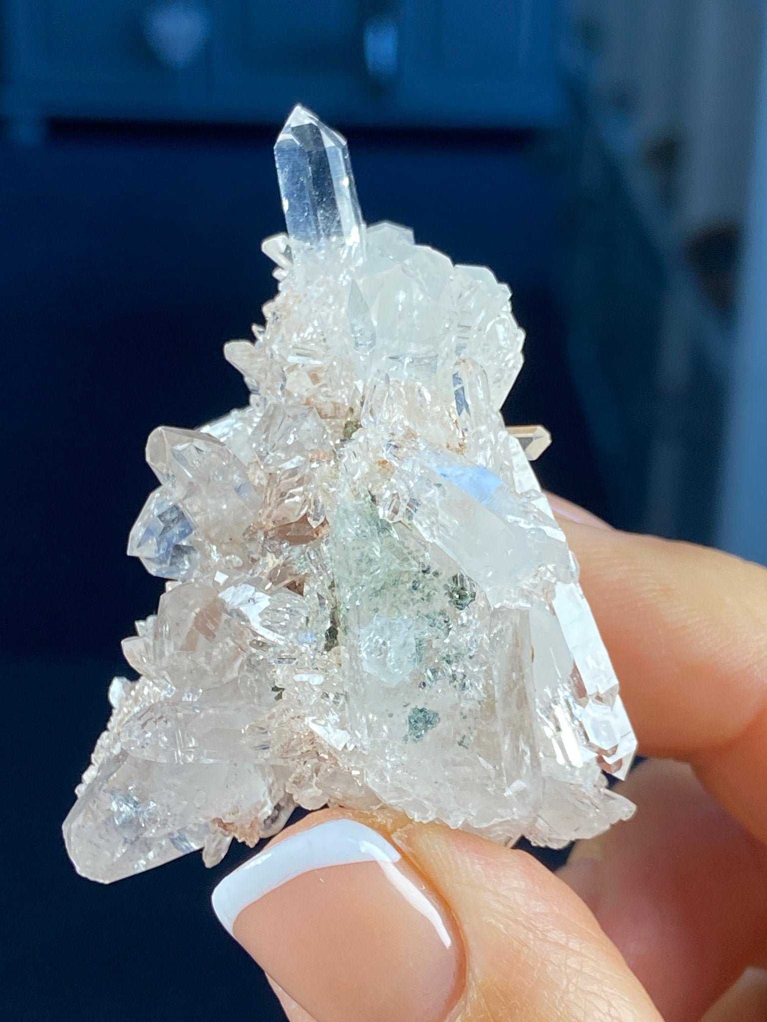 Sacred Pink Lemurian Quartz Cluster