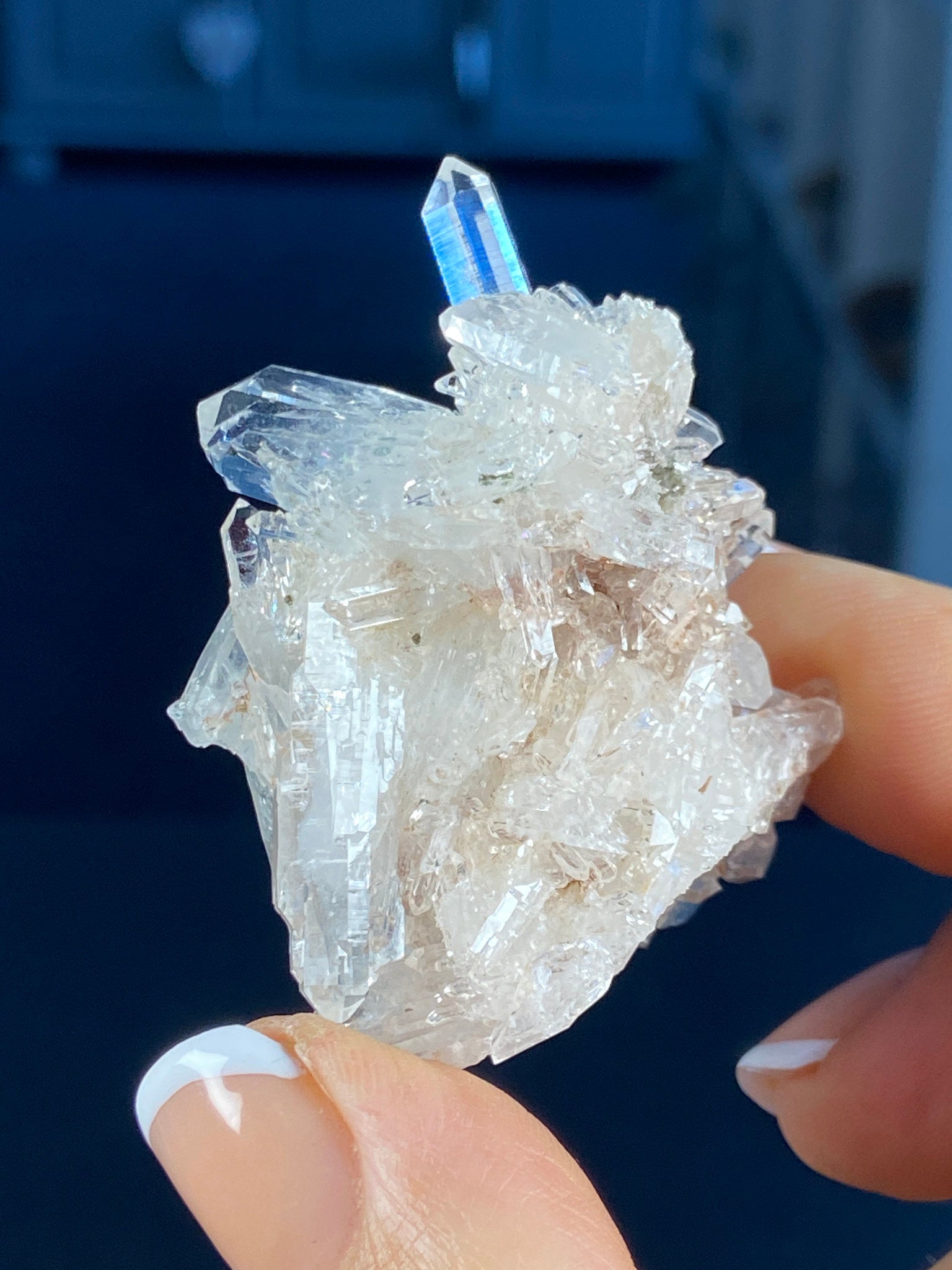 Sacred Pink Lemurian Quartz Cluster