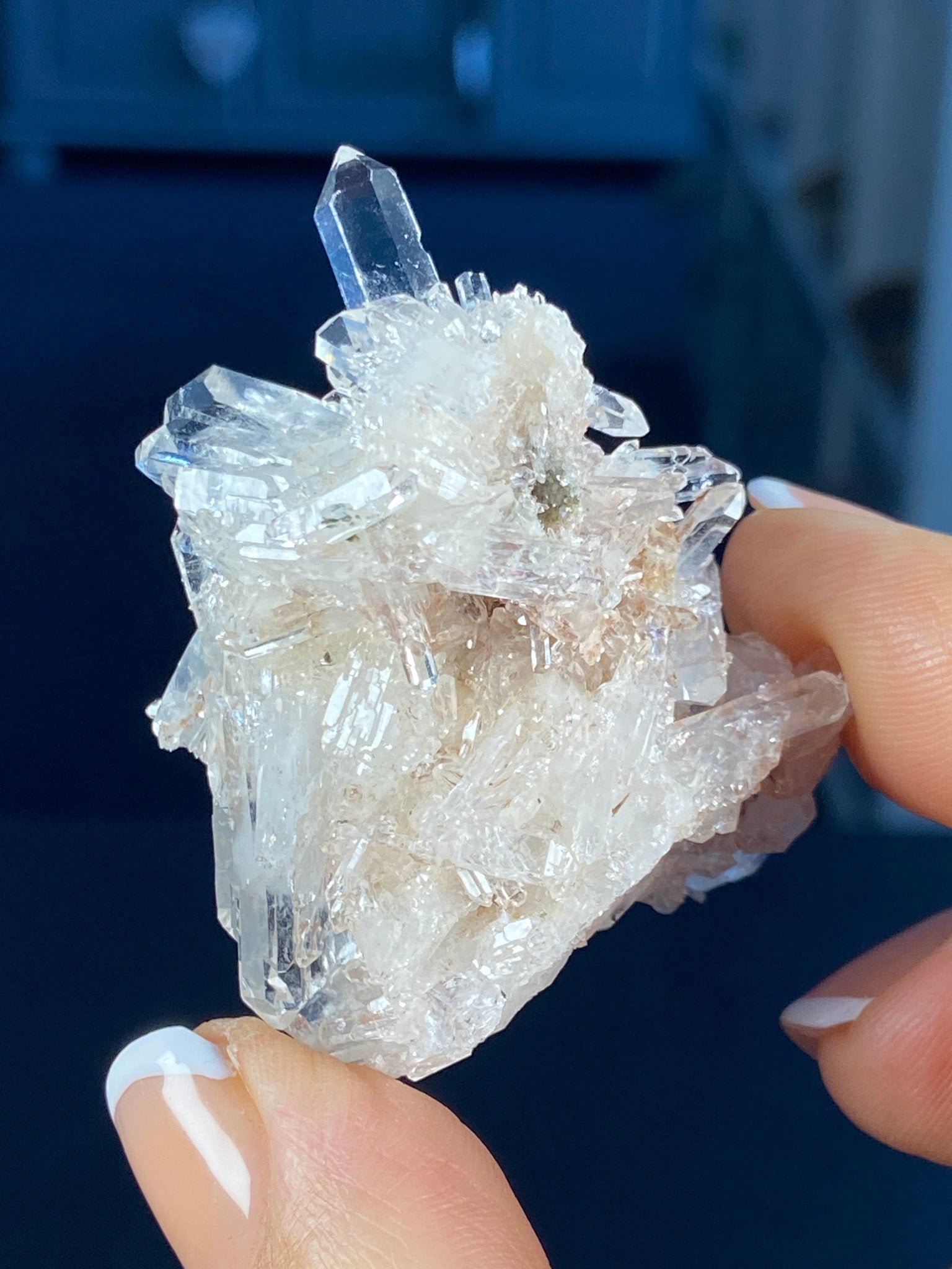 Sacred Pink Lemurian Quartz Cluster