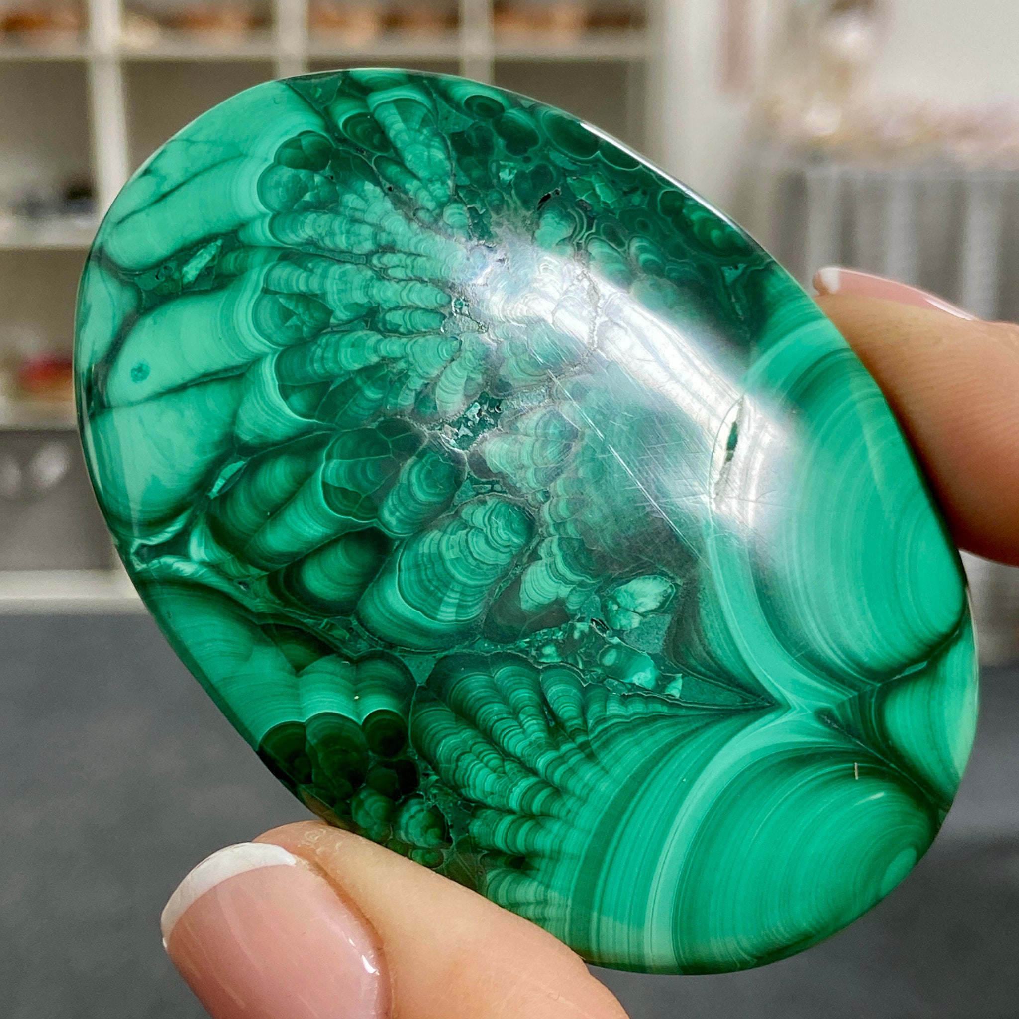 Malachite Palmstone – Peru