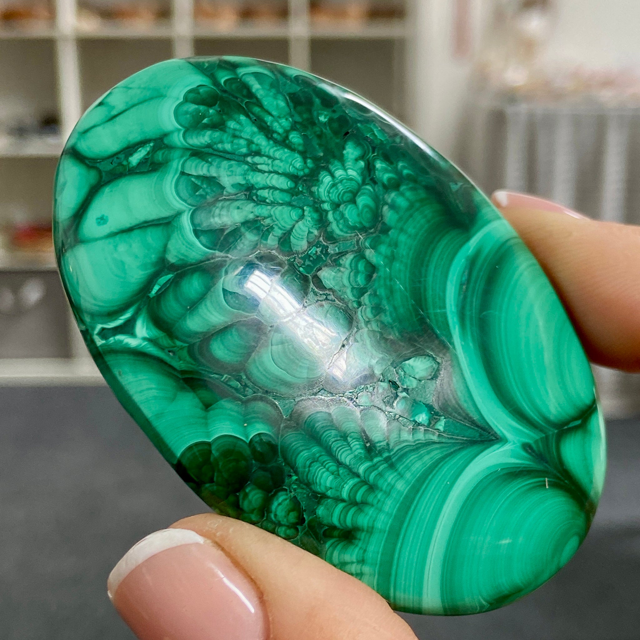 Malachite Palmstone – Peru