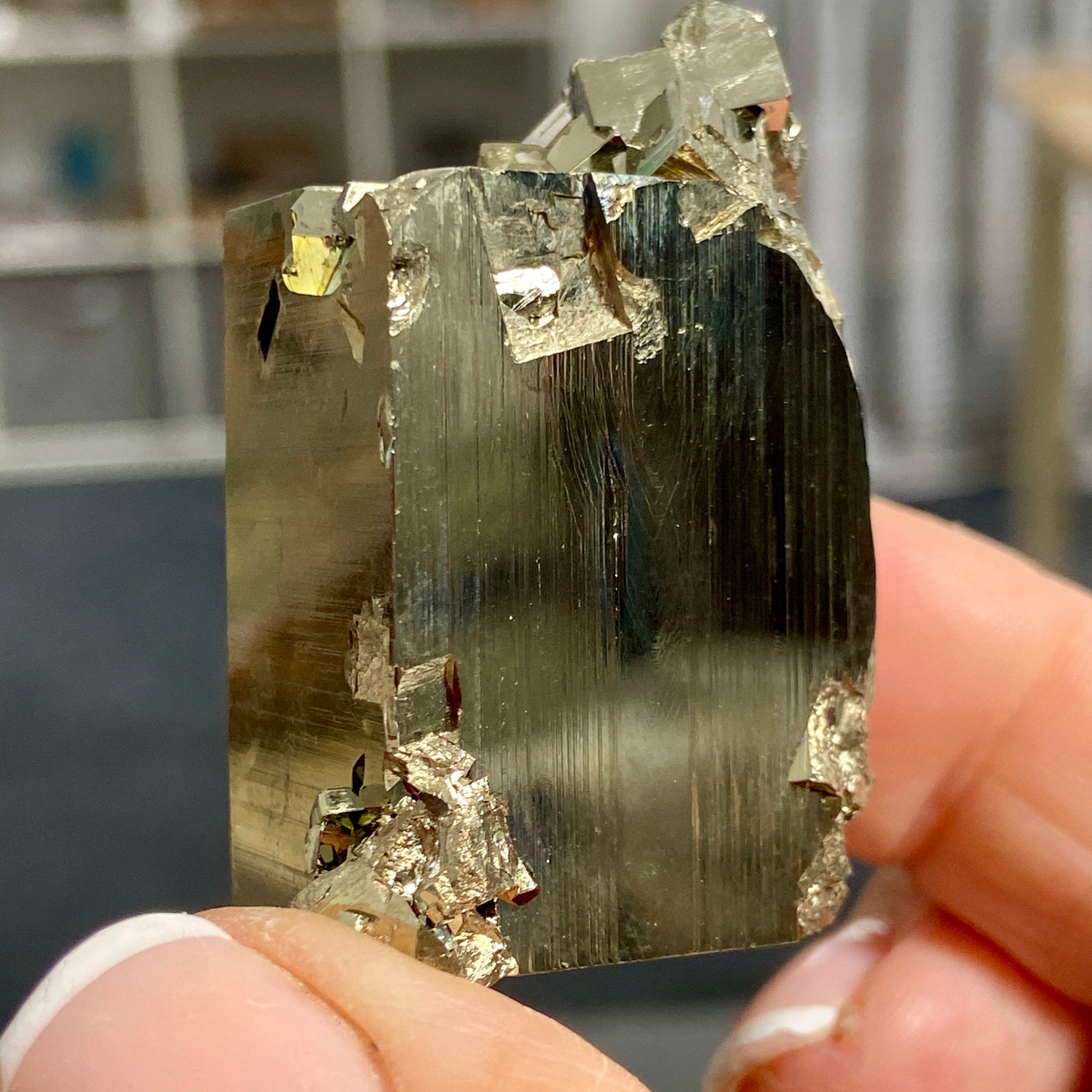 Pyrite Crystal Cluster – Huanzala Mine, Peru