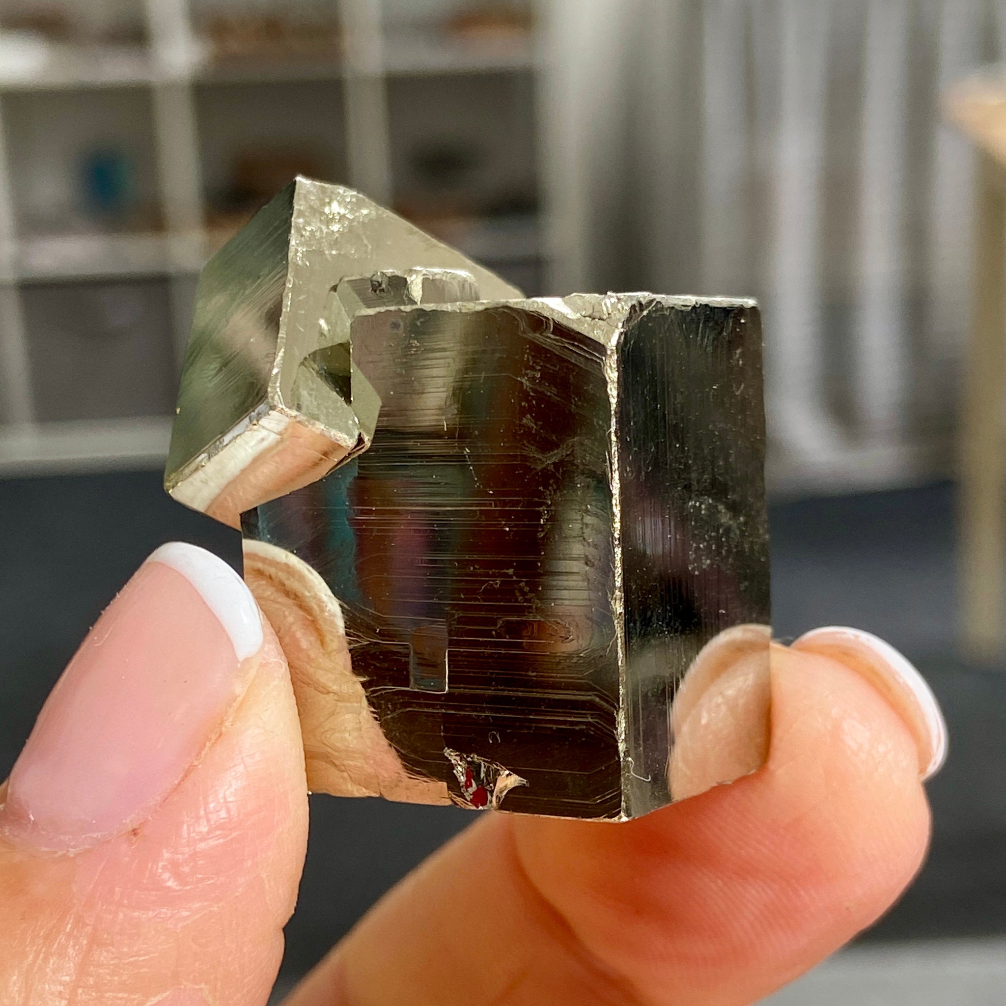 Pyrite Crystal Cluster – Huanzala Mine, Peru