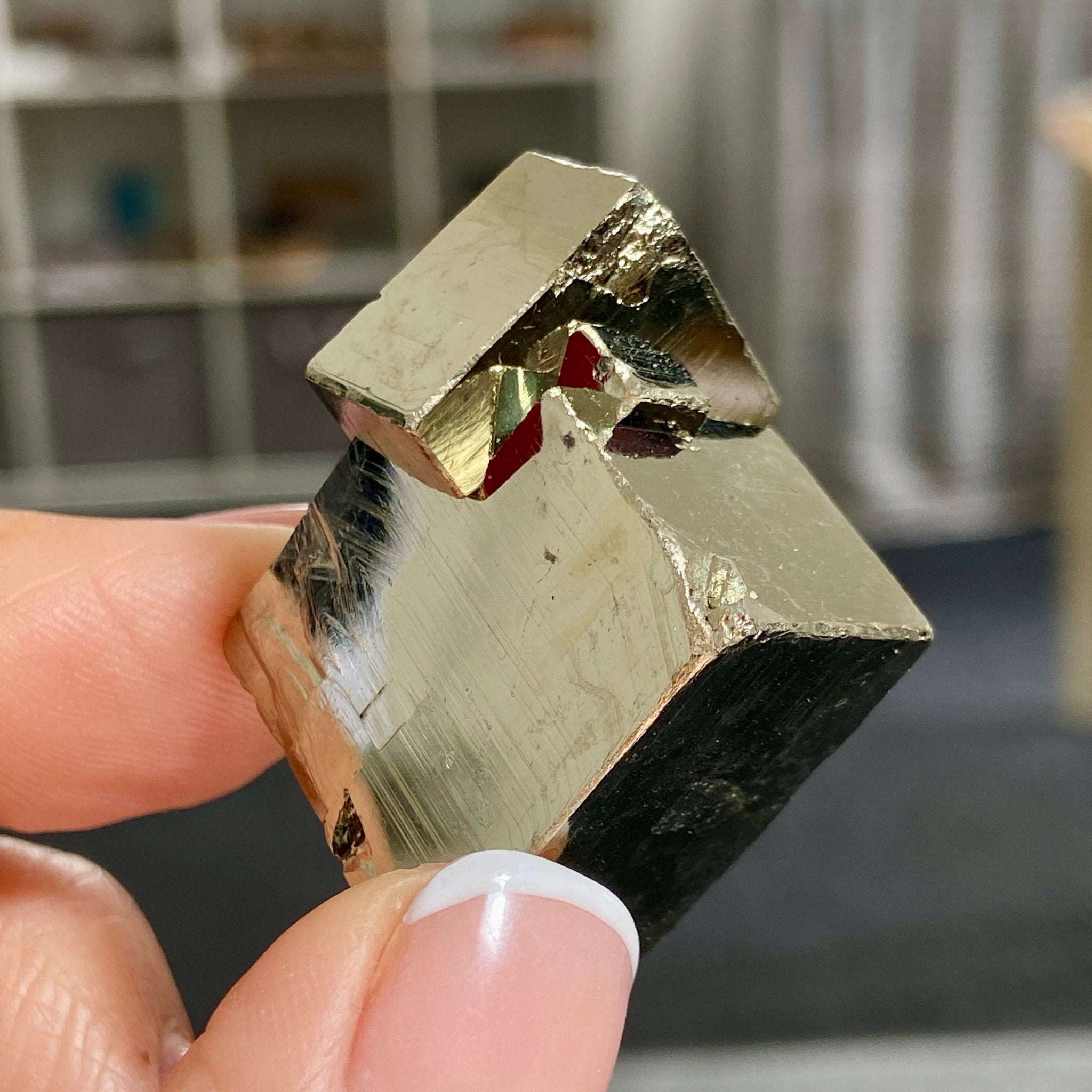 Pyrite Crystal Cluster – Huanzala Mine, Peru