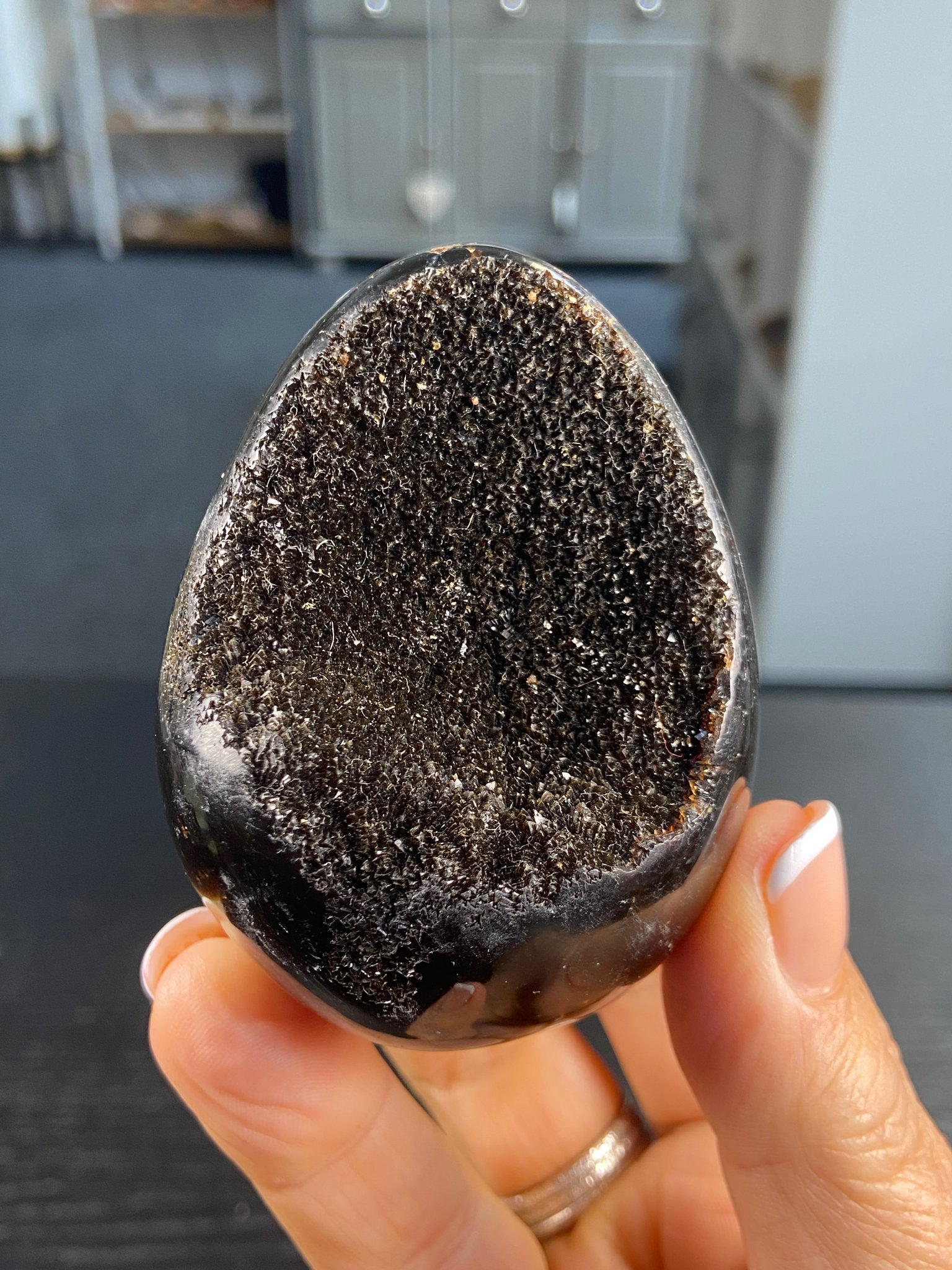 Septarian Druzy Egg – The Dragon Stone of Protection & Ancient Earth