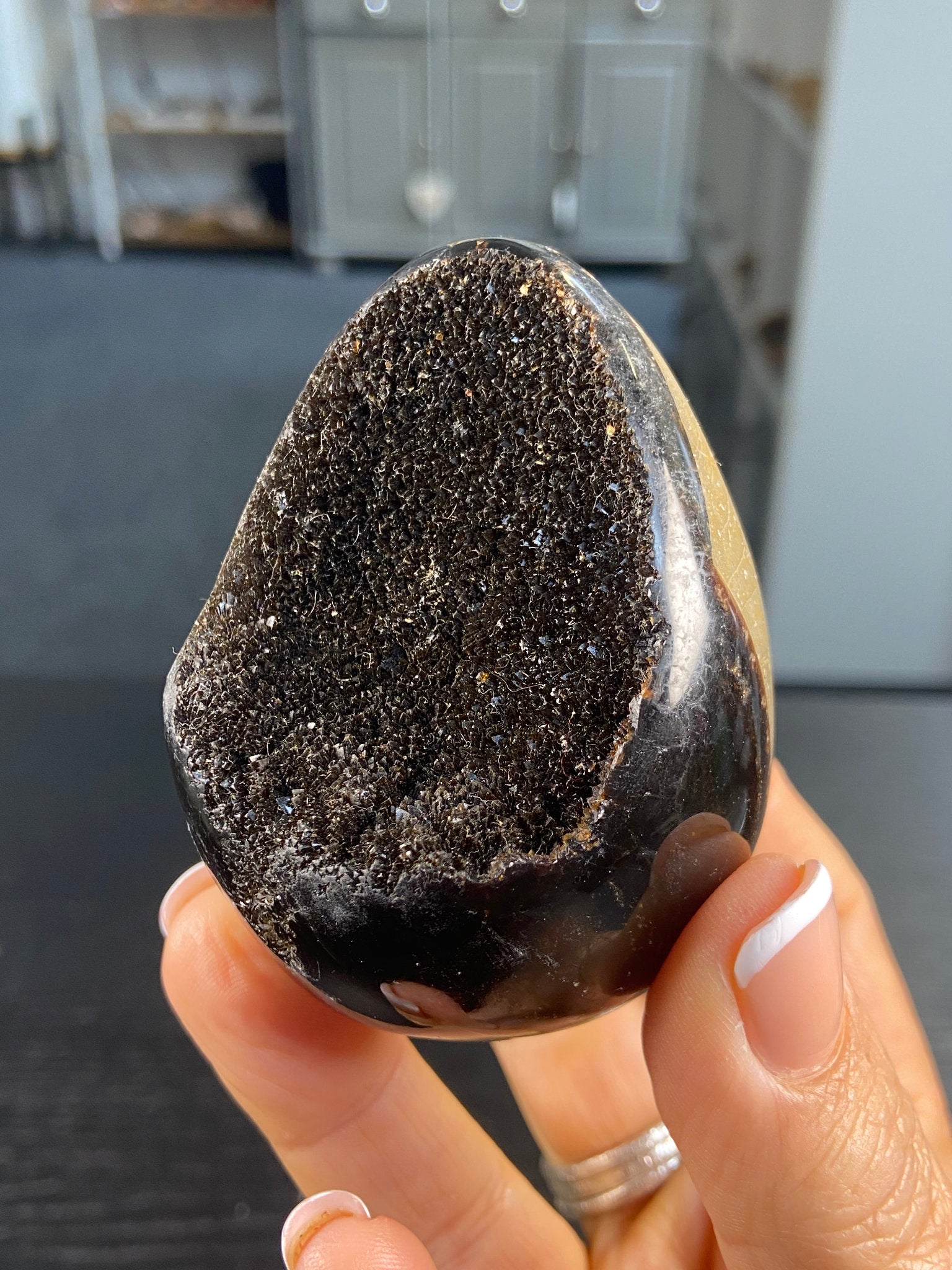 Septarian Druzy Egg – The Dragon Stone of Protection & Ancient Earth