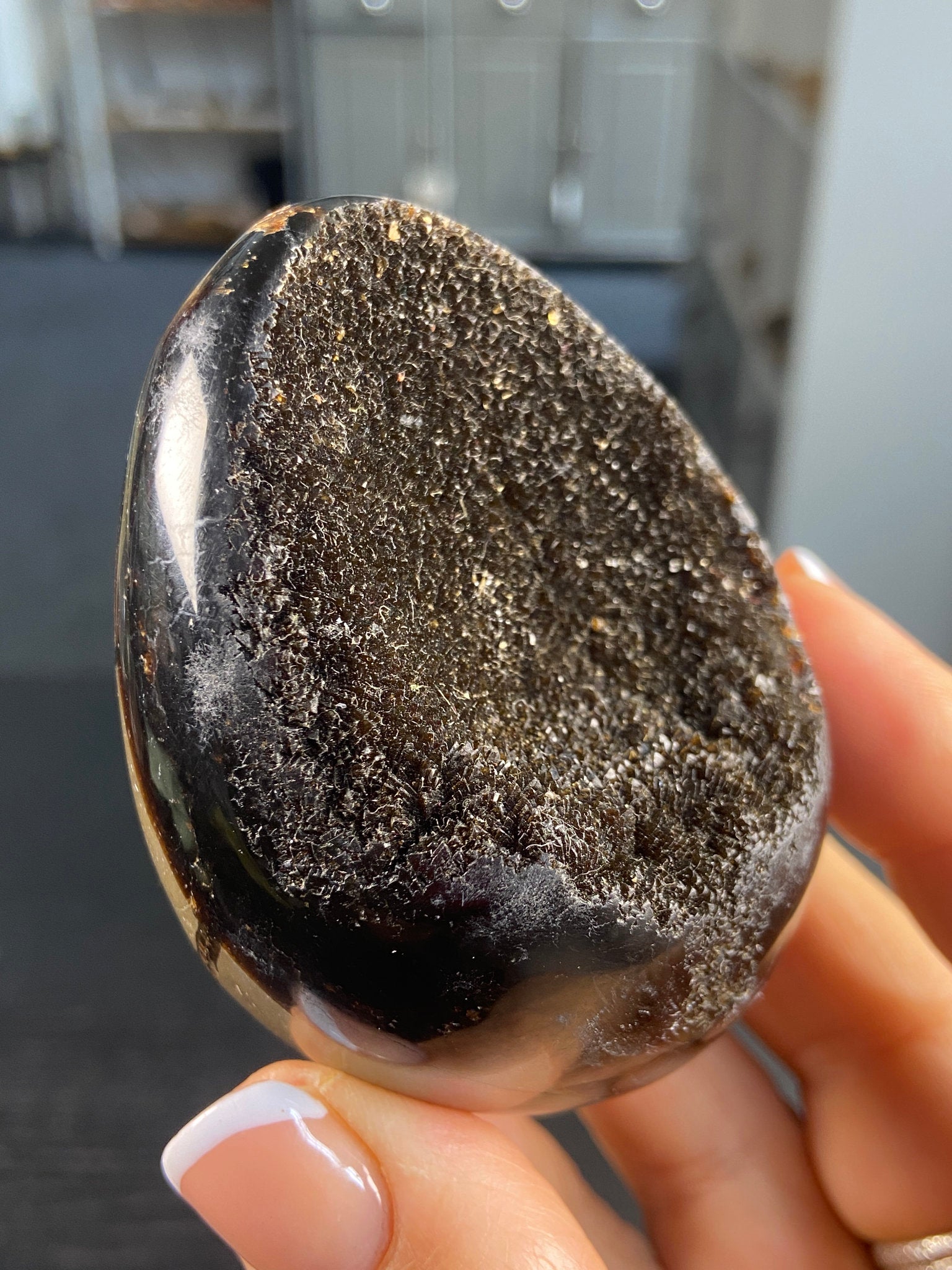 Septarian Druzy Egg – The Dragon Stone of Protection & Ancient Earth