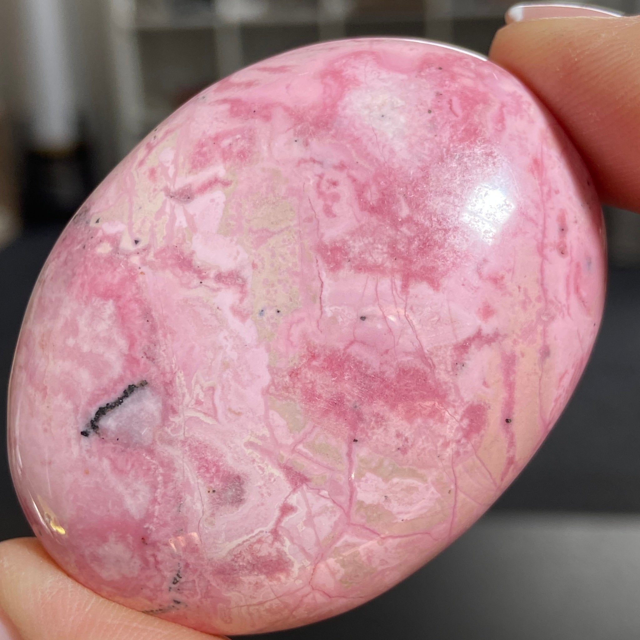 New Find - Pink Opal Palmstone – Argentina