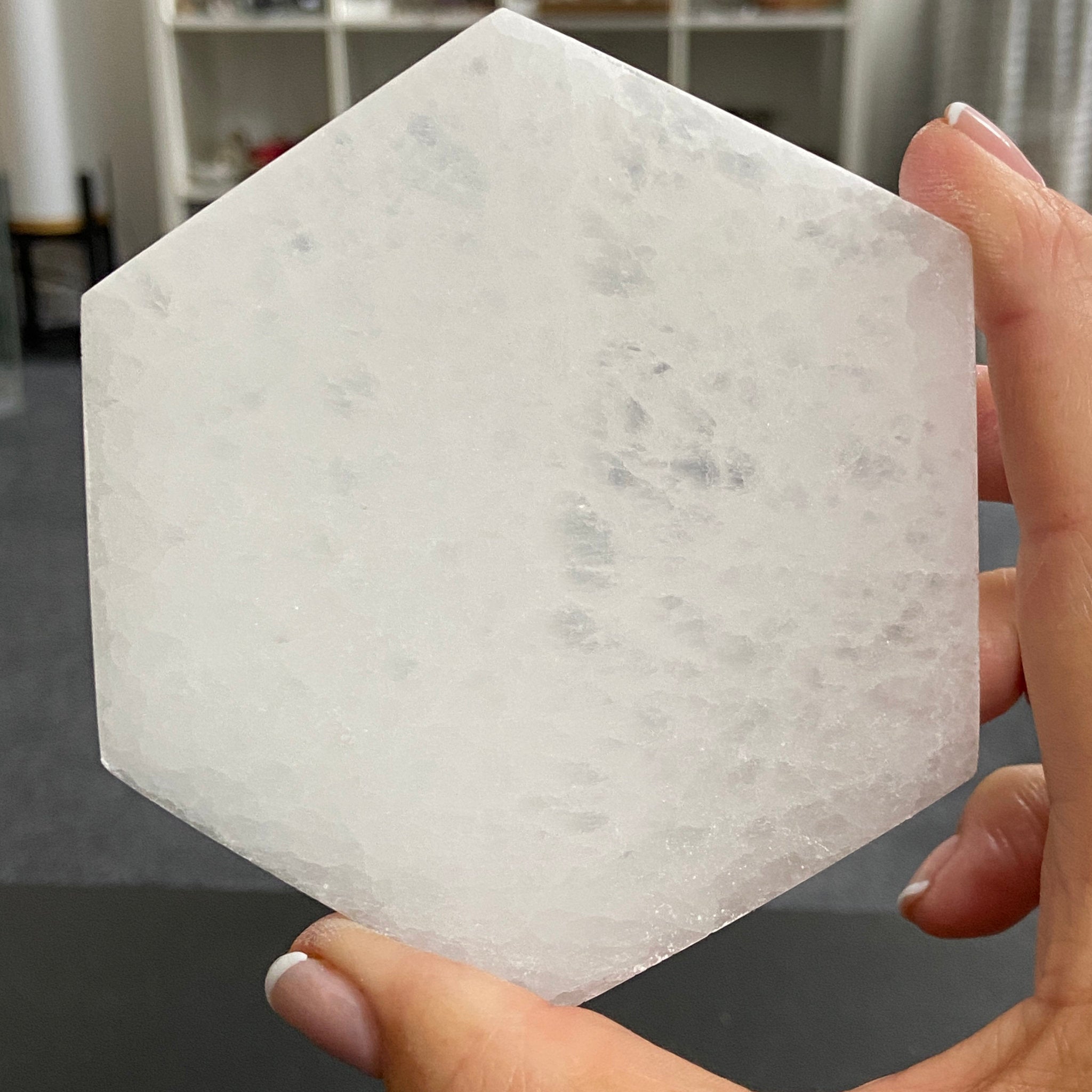 Selenite Charging Plate – Morocco