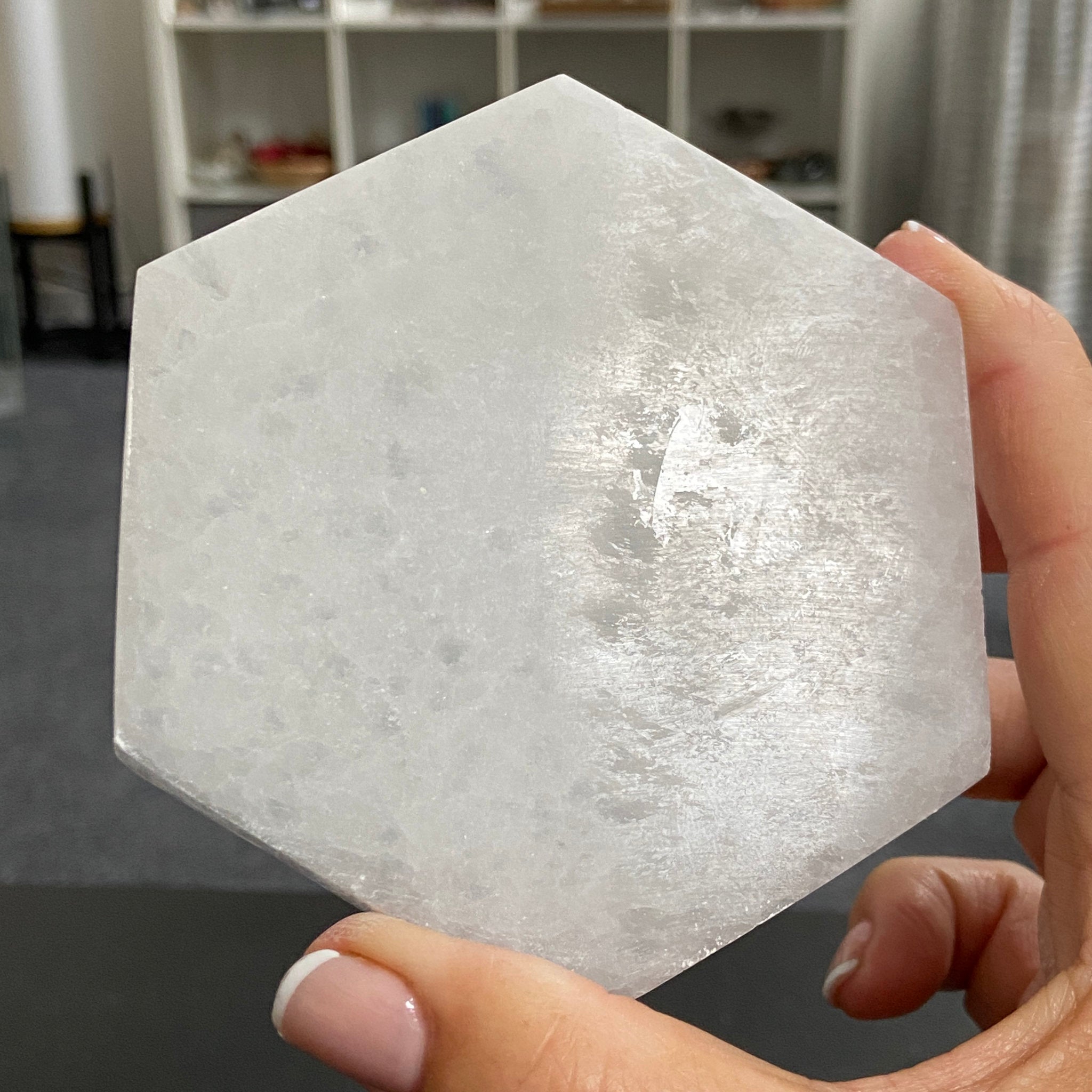 Selenite Charging Plate – Morocco
