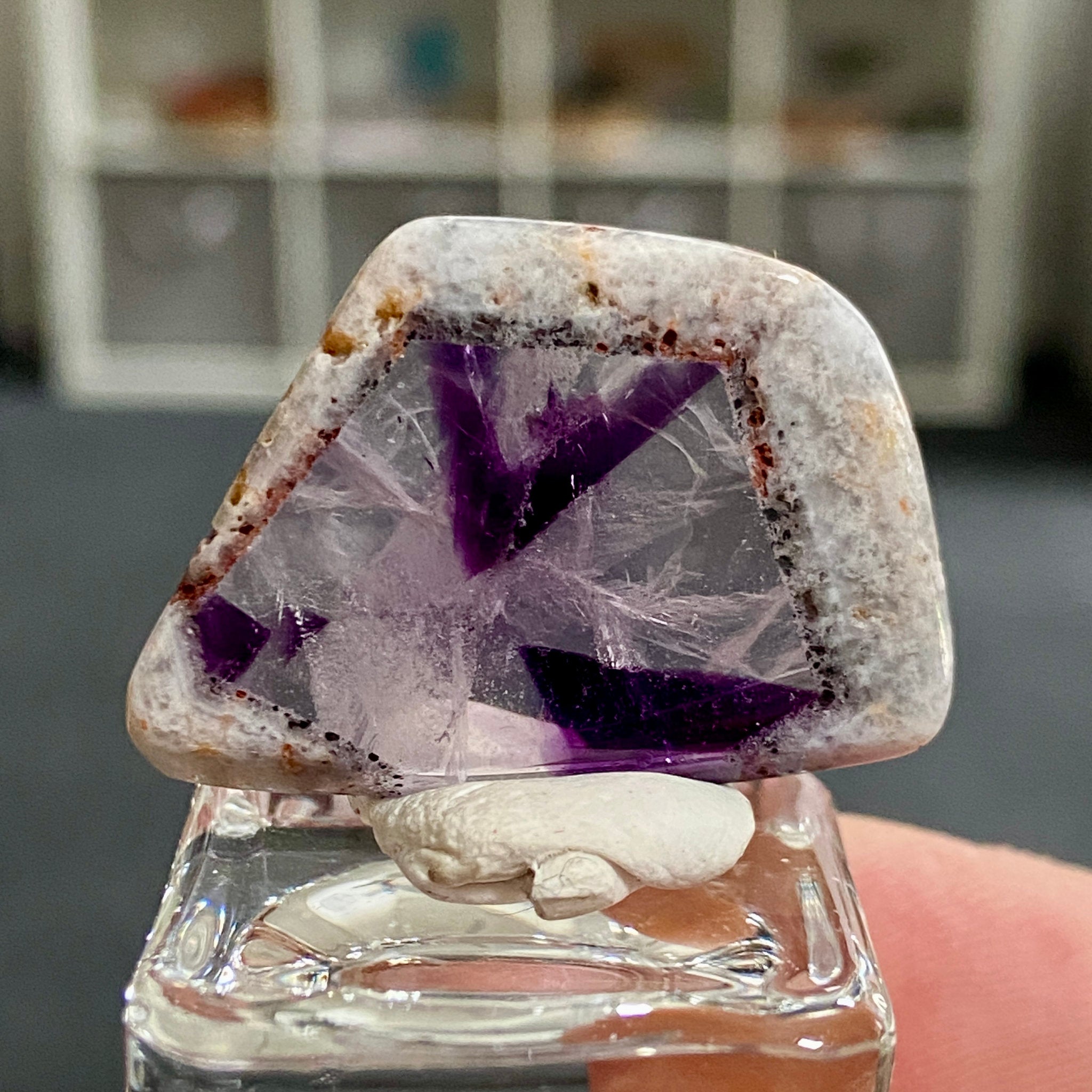 Trapiche Amethyst Slice – Brazil