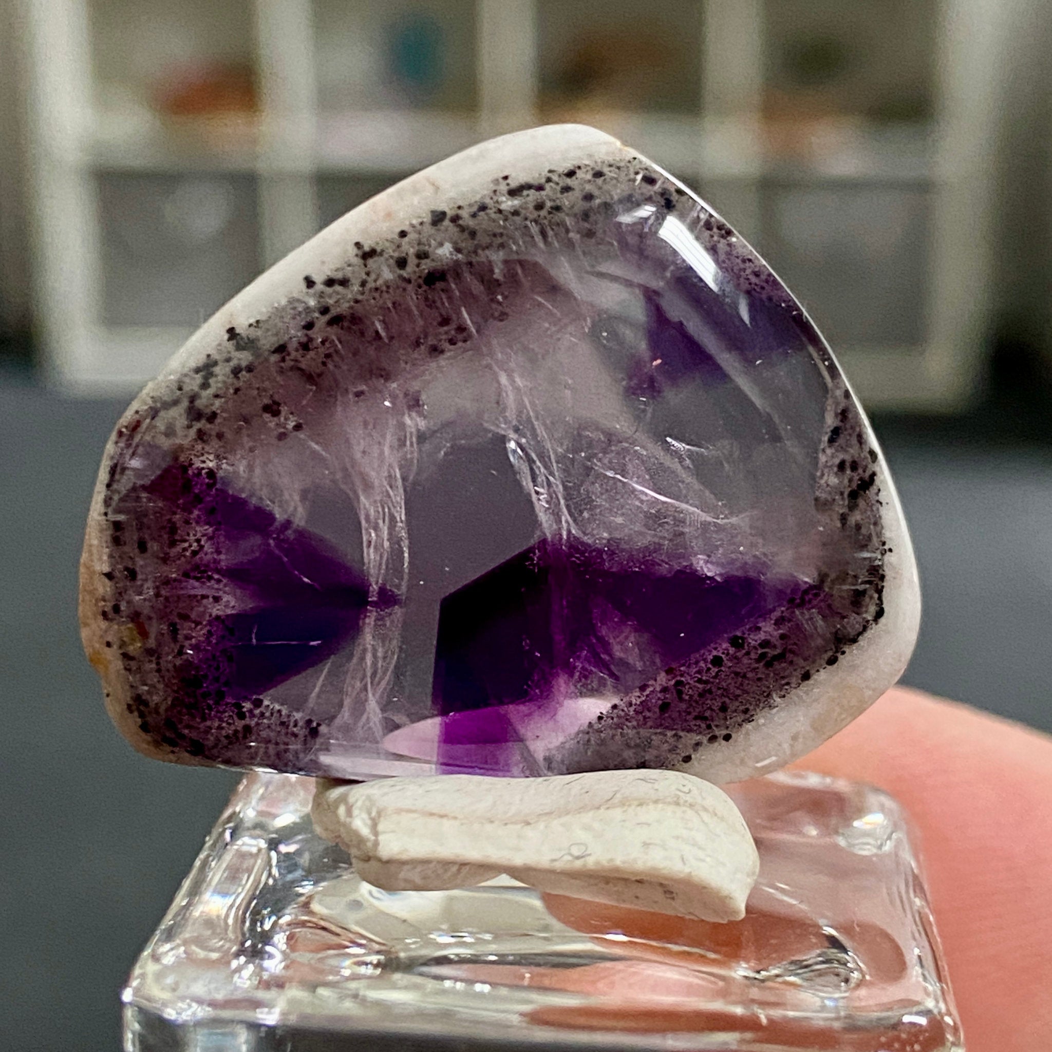 Trapiche Amethyst Slice – Brazil