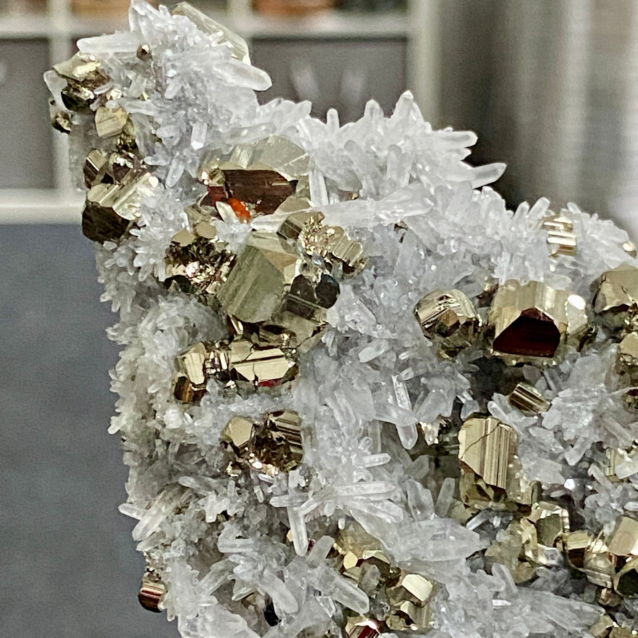 Quartz & Pyrite Cluster – Huanzala Mine, Peru