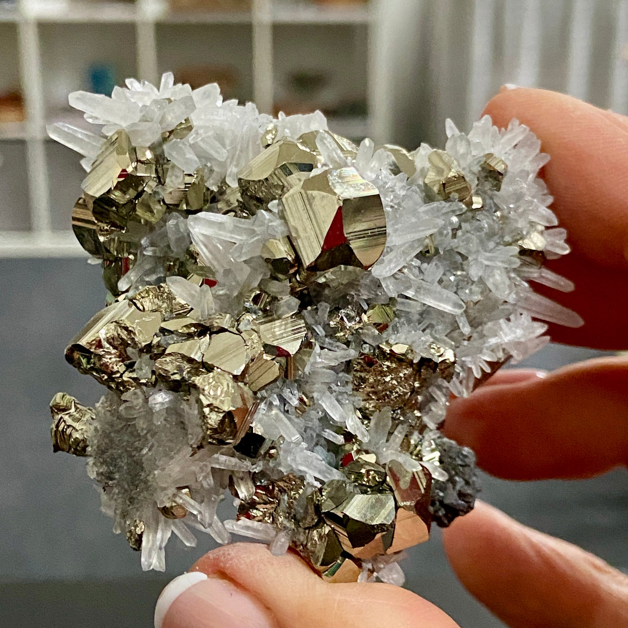 Quartz, Pyrite & Sphalerite Cluster – Huanzala Mine, Peru
