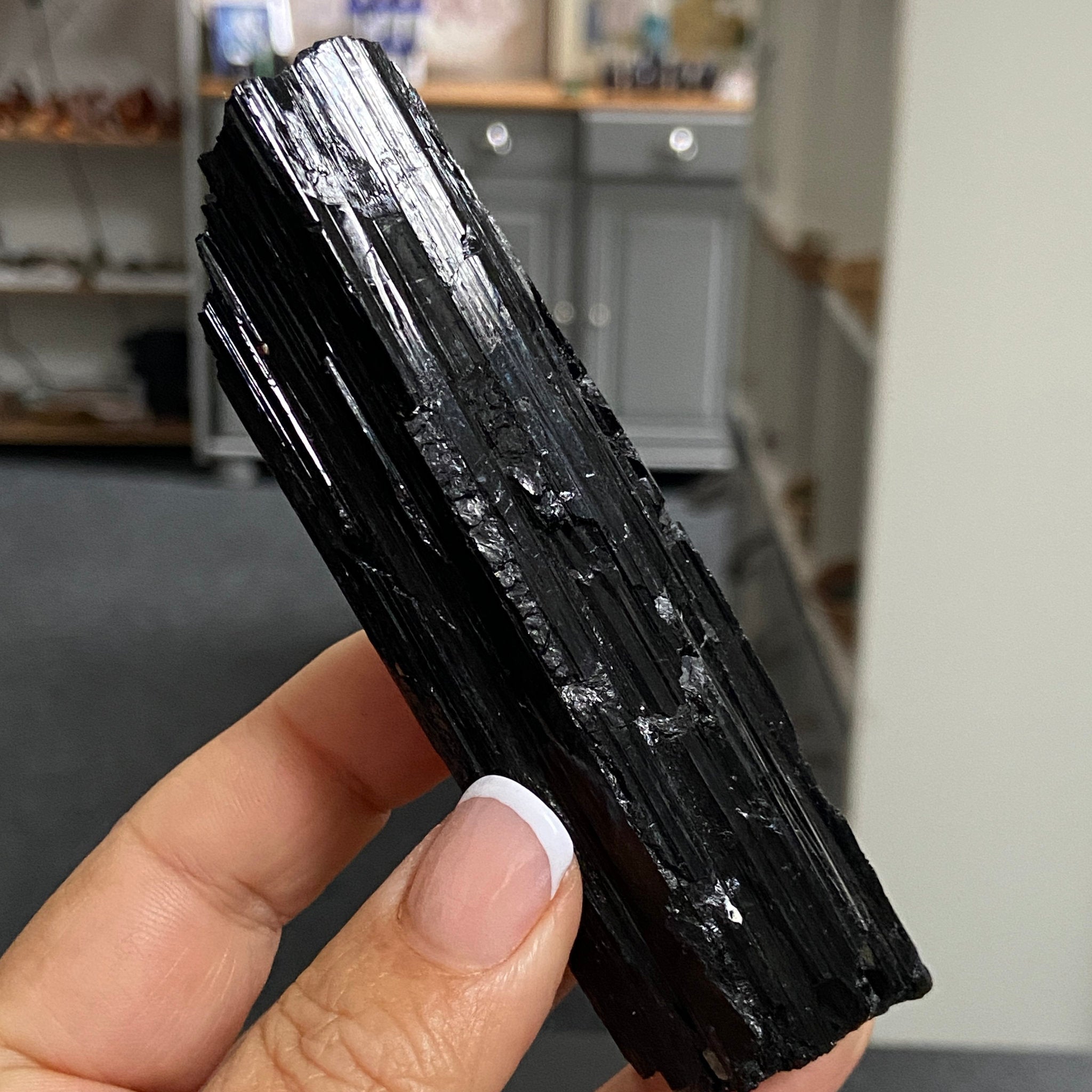 Natural Black Tourmaline Rod - Brazil