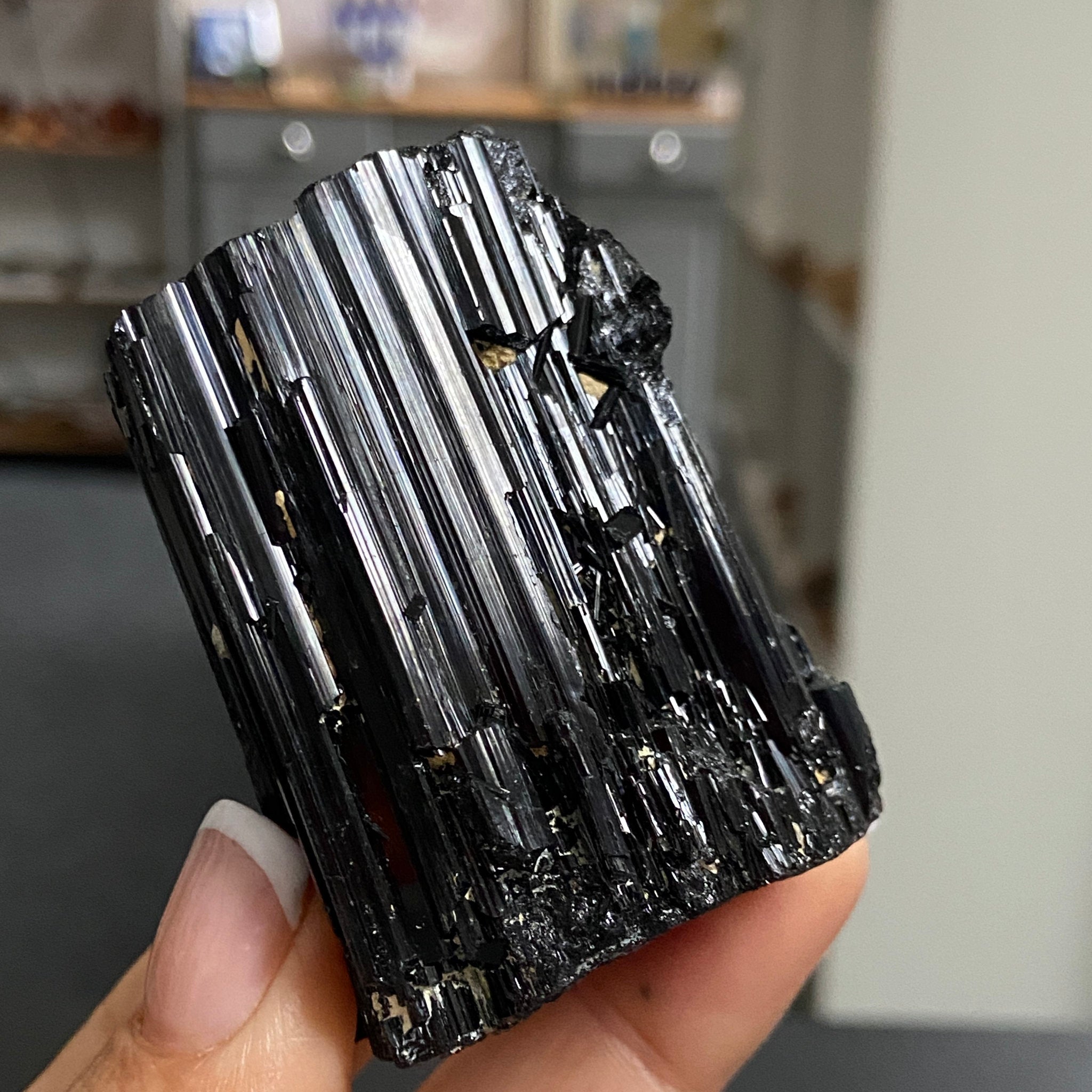 Natural Black Tourmaline - Namibia