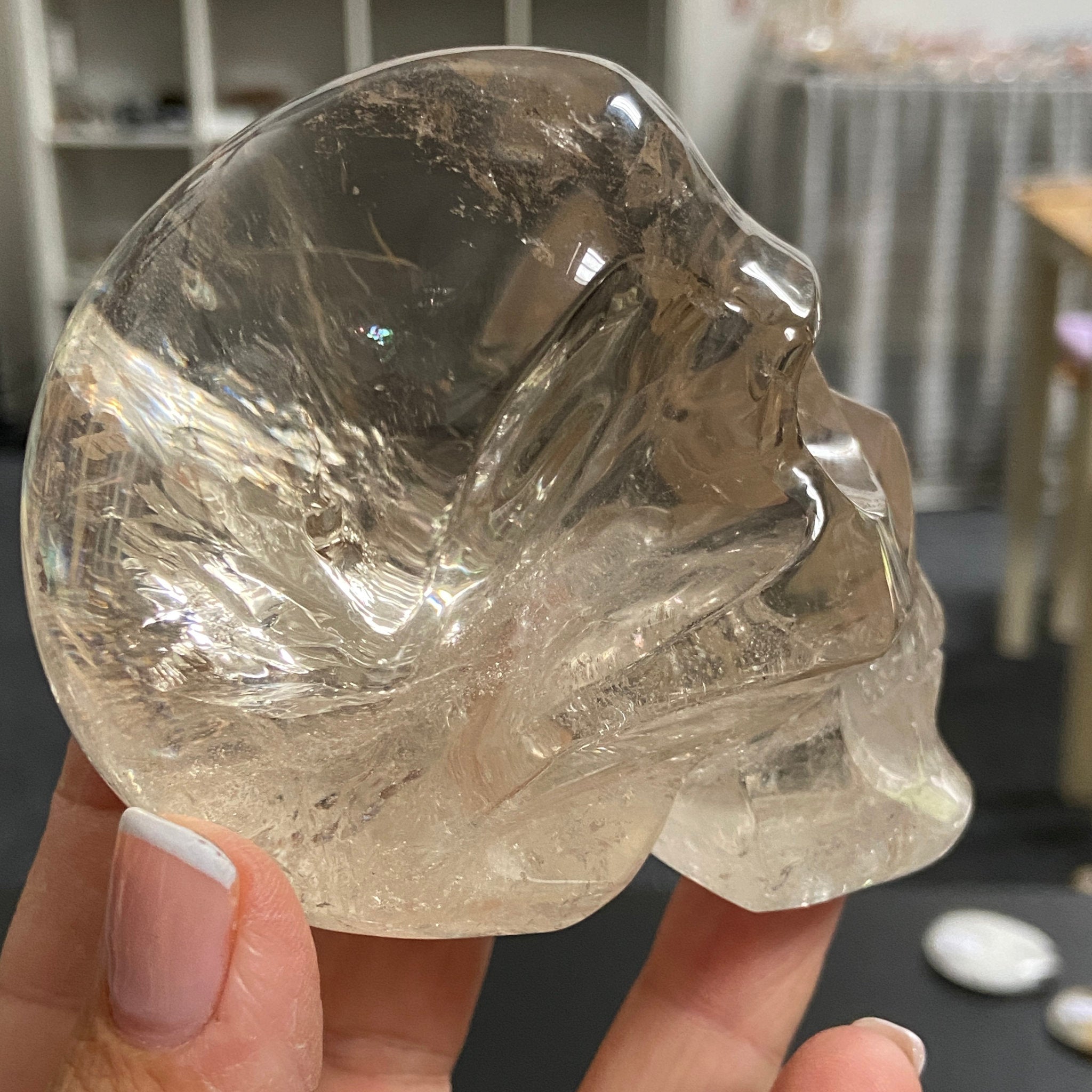 Natural Citrine Skull – Brazil