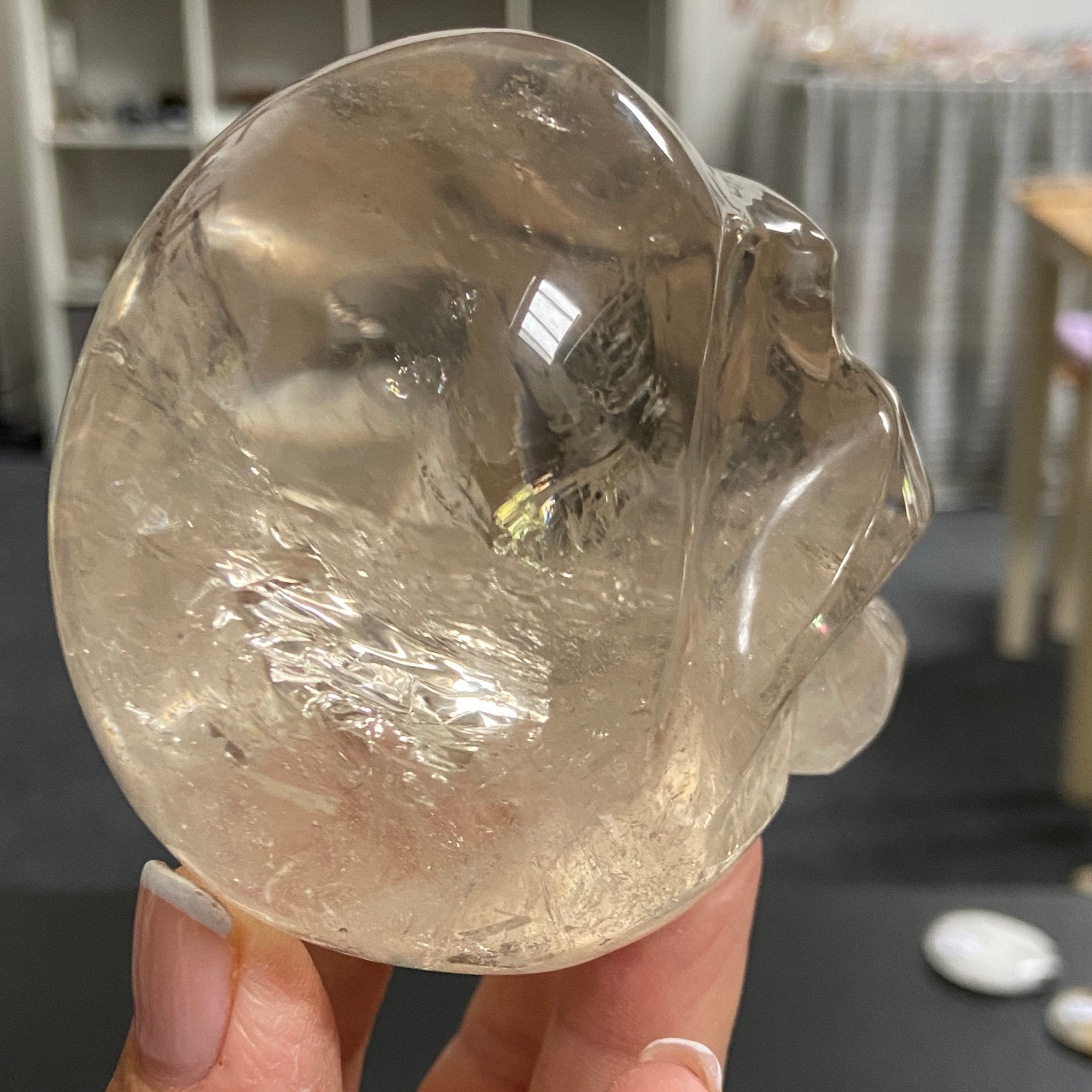 Natural Citrine Skull – Brazil