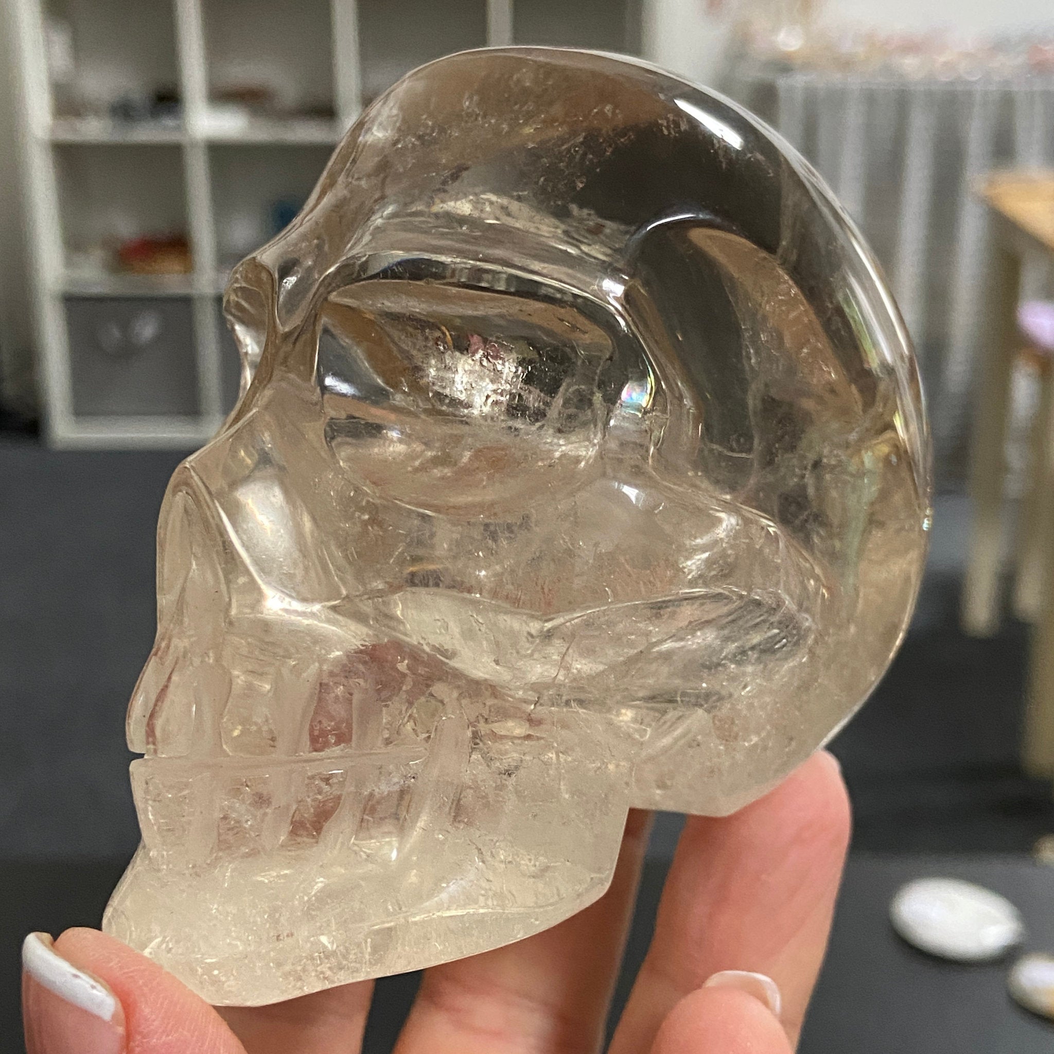 Natural Citrine Skull – Brazil