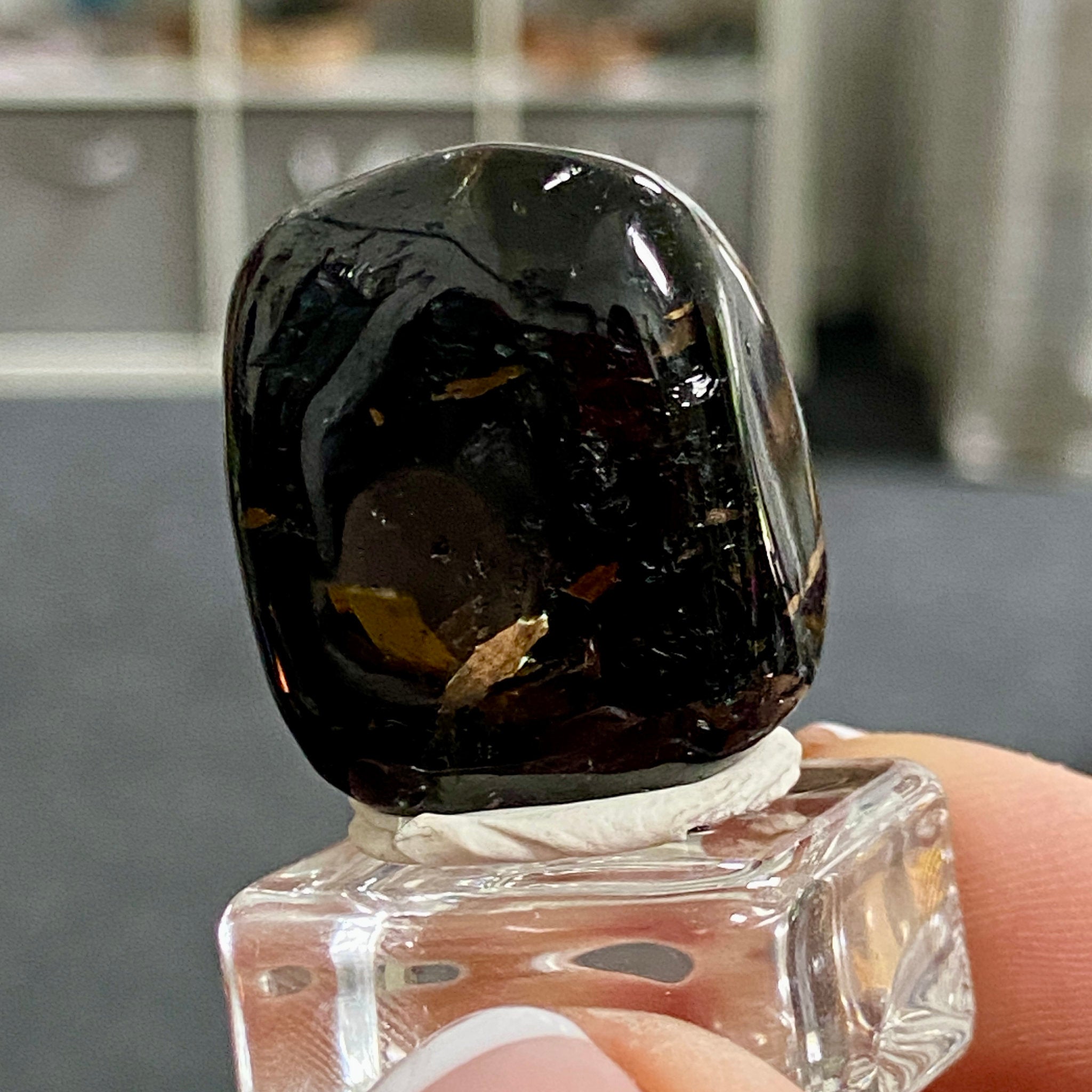 AAA Nuummite Tumbled Stone - Greenland