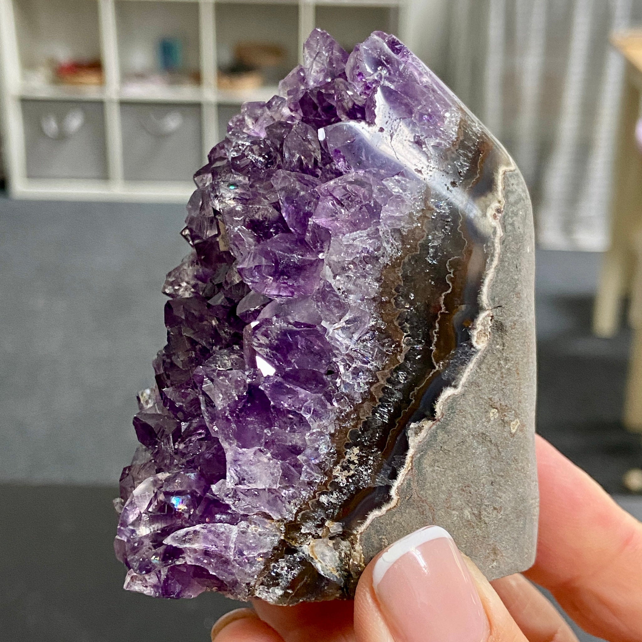 Uruguayan Amethyst Cut Base