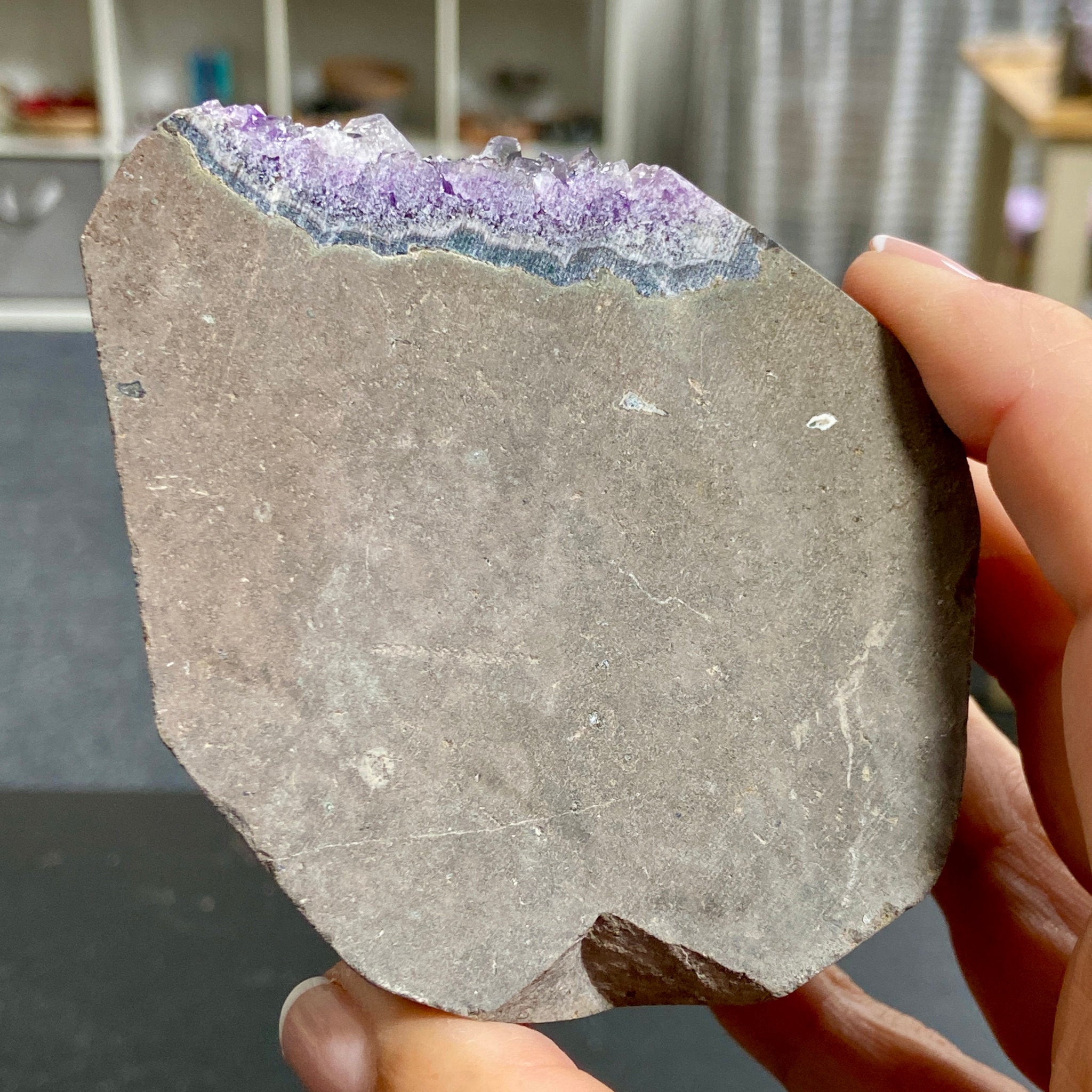 Uruguayan Amethyst Cut Base