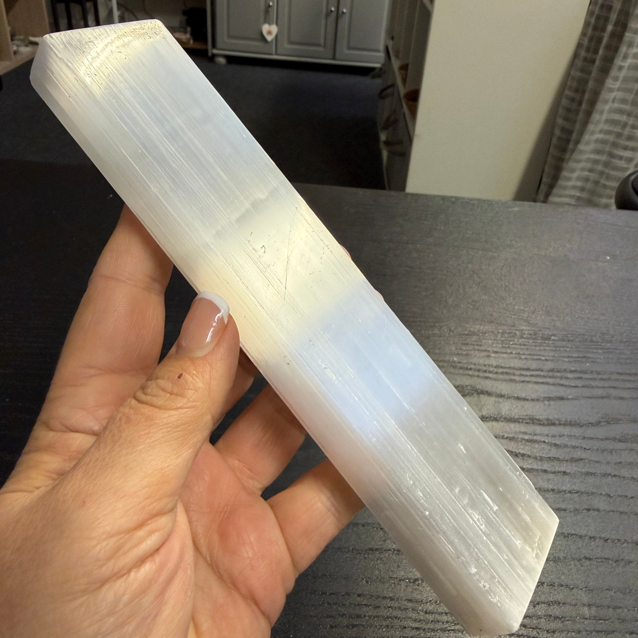 Large Premium Selenite Charging Plate (20 cm)