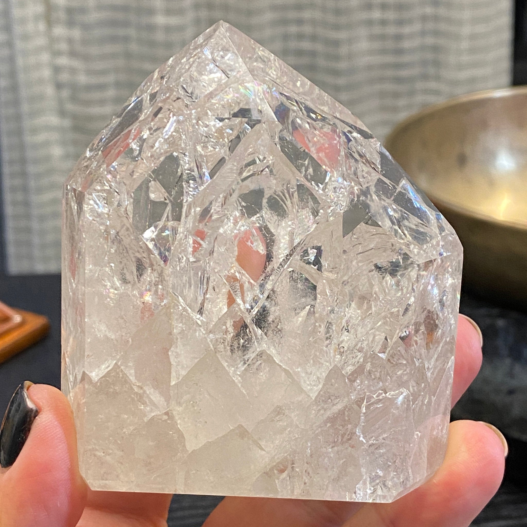 Fire and Ice Quartz stand up