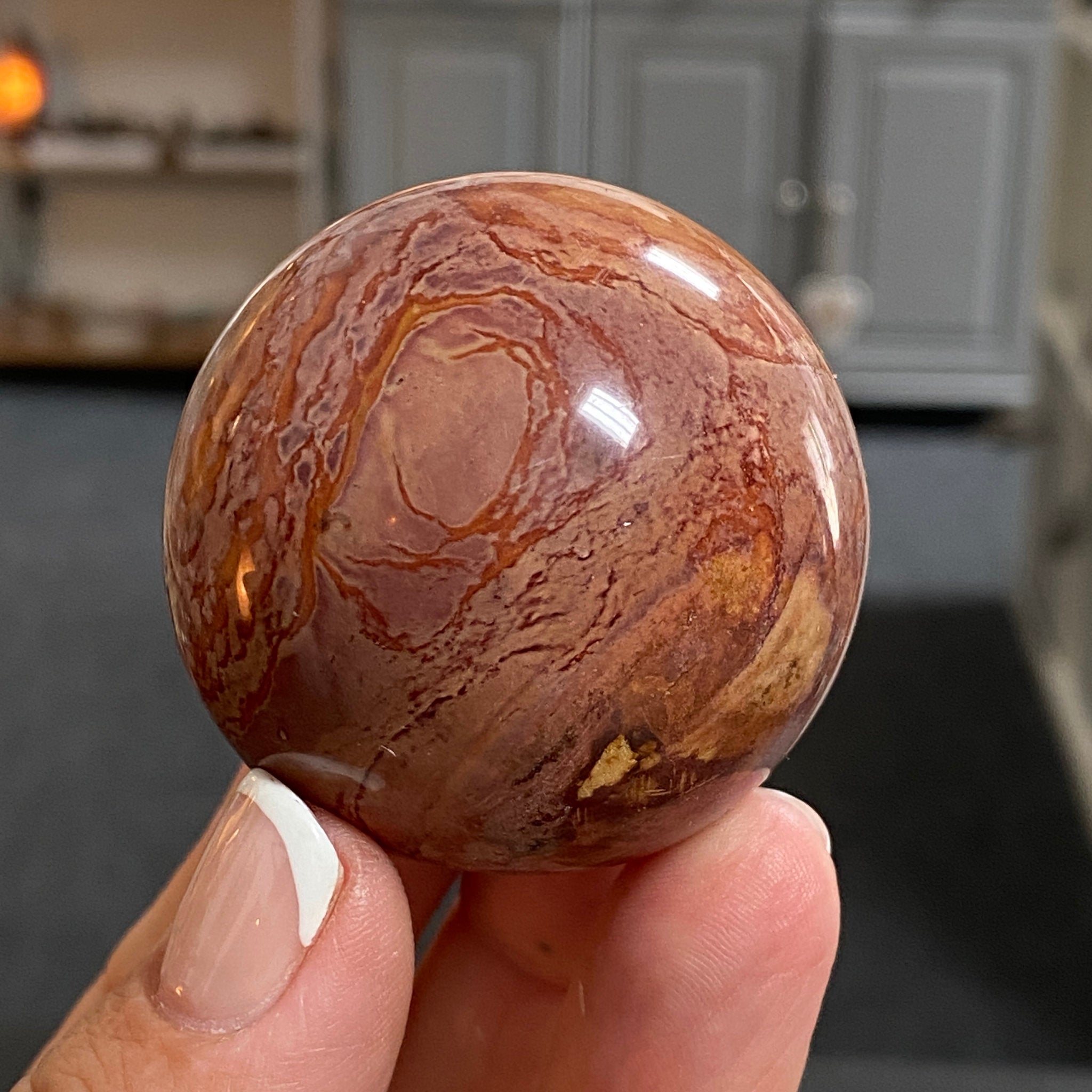 🔮 Polychrome Jasper Sphere