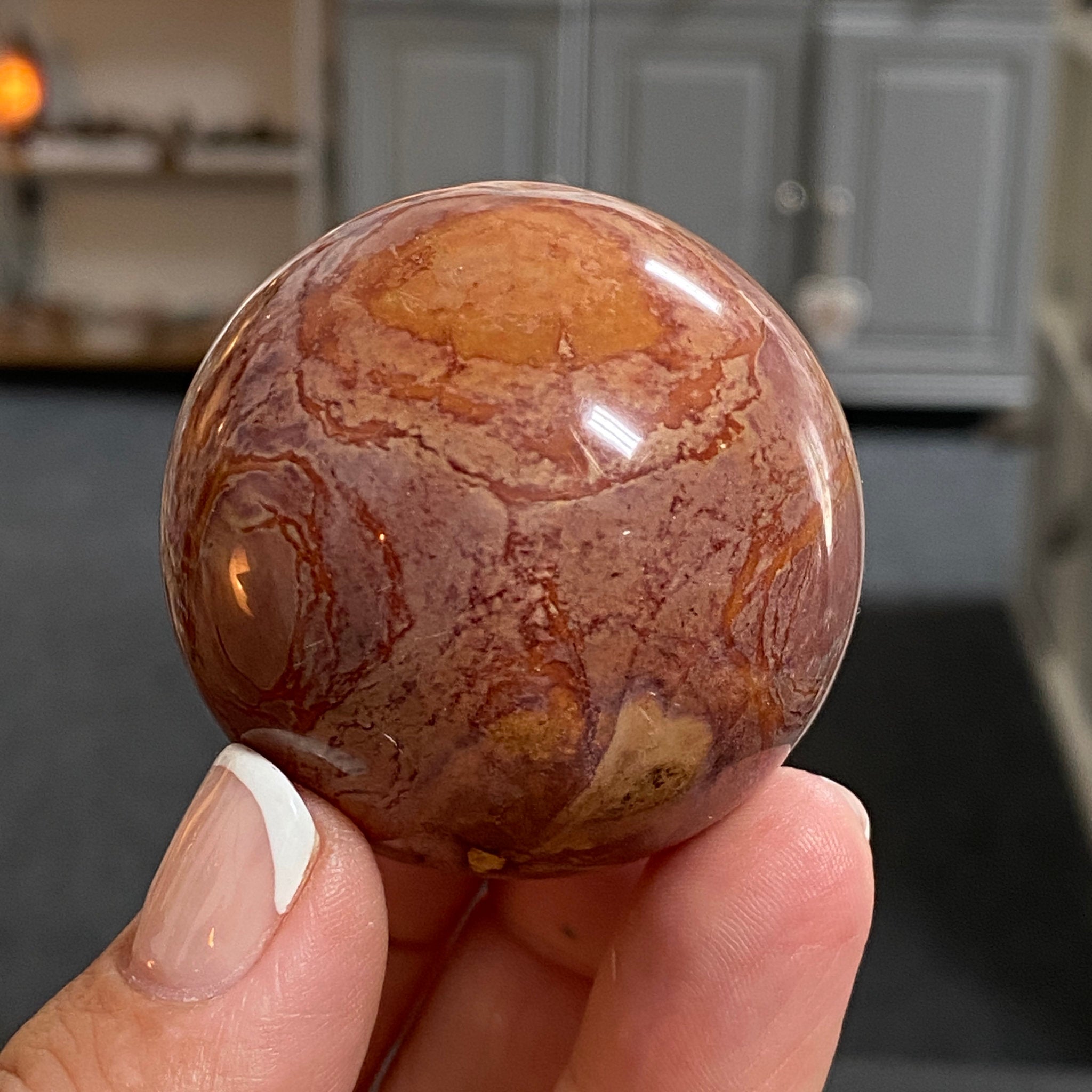🔮 Polychrome Jasper Sphere