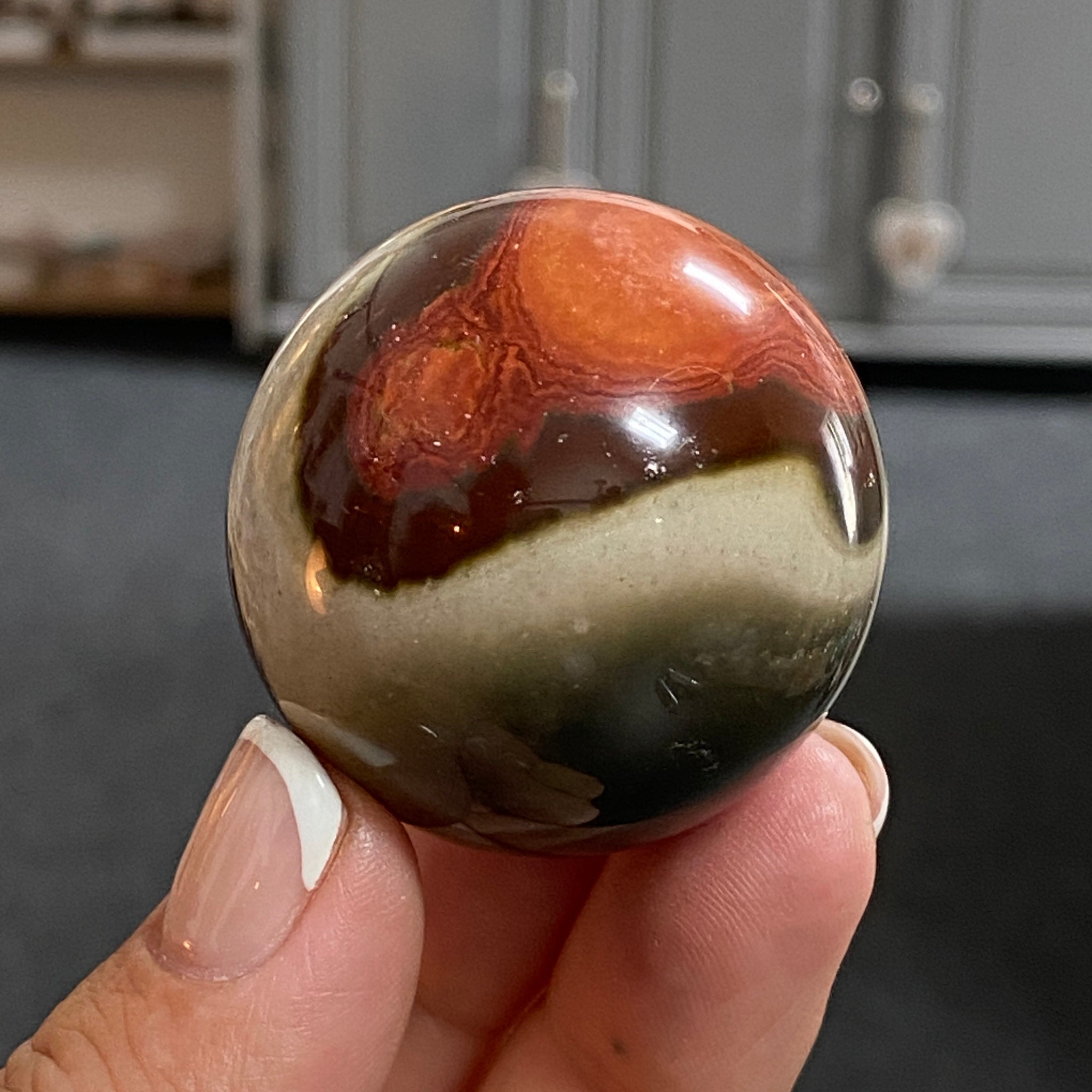 🔮 Polychrome Jasper Sphere