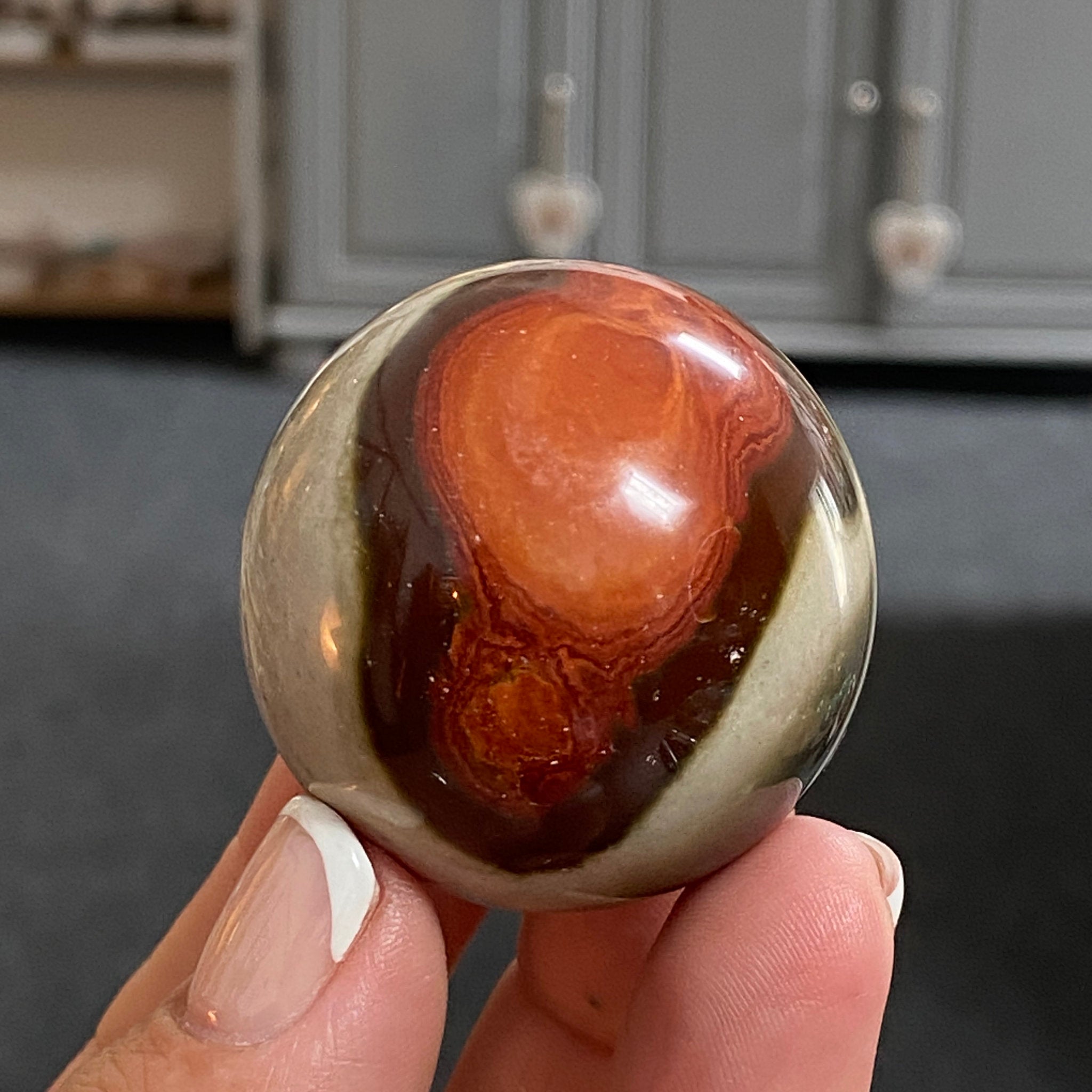 🔮 Polychrome Jasper Sphere