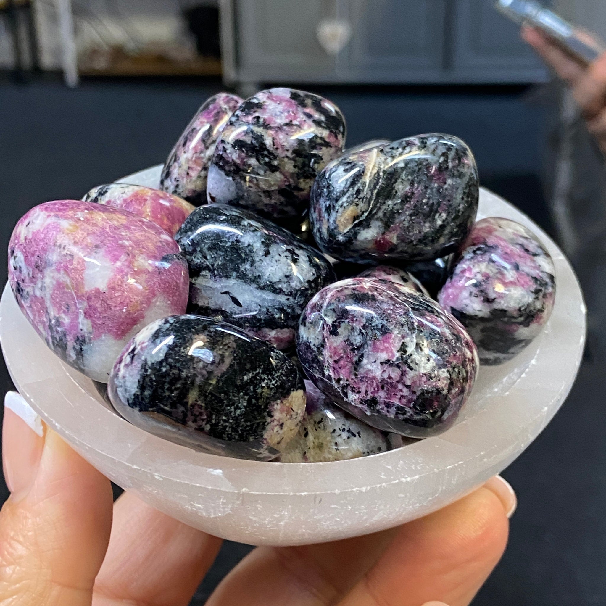 Eudialyte Large Tumbled Stones - Sweden