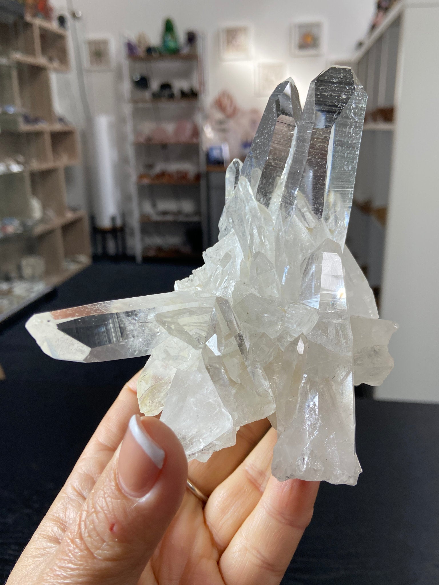 Alpha Lemurian Light Quartz Cluster