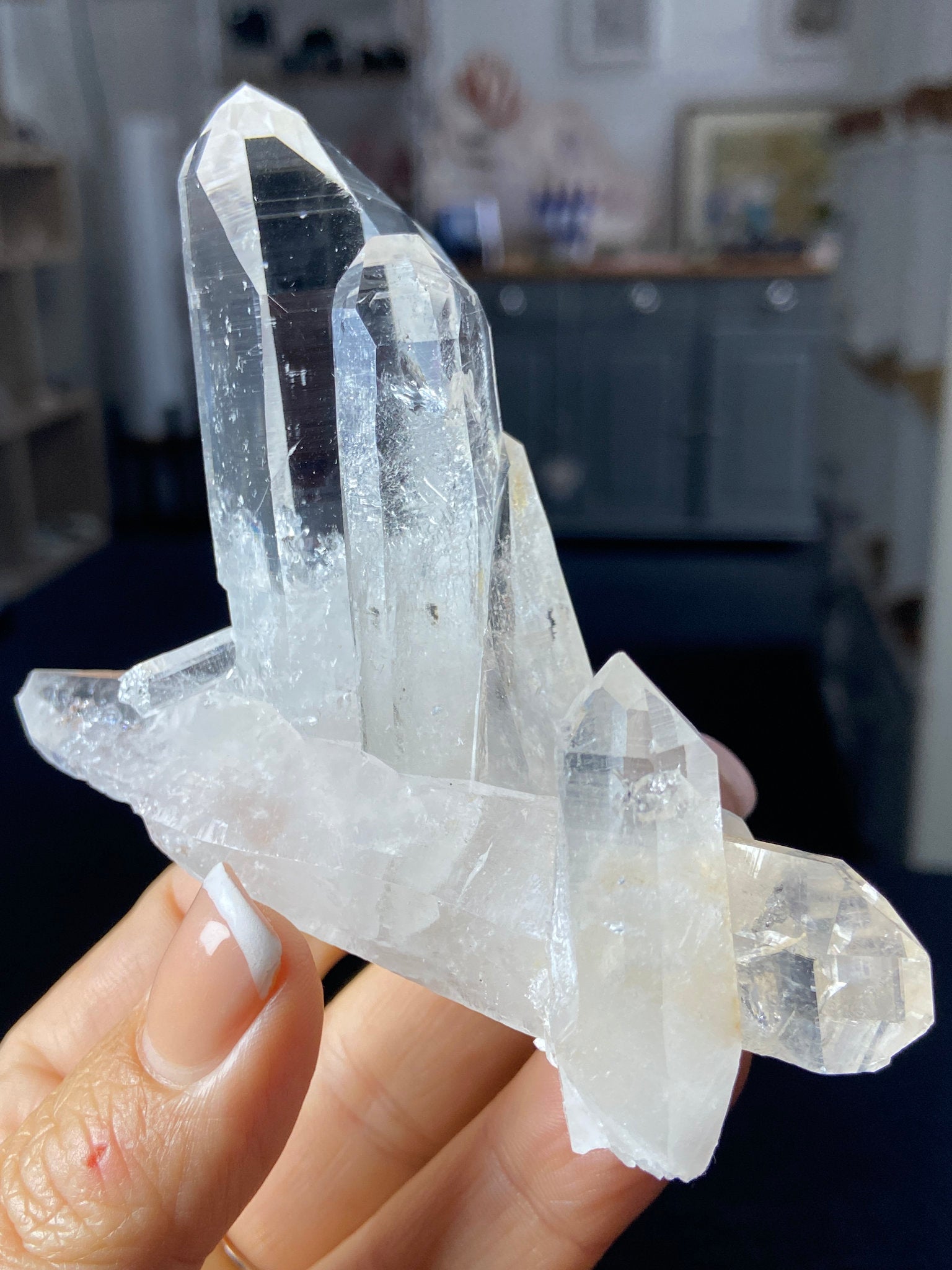Alpha Lemurian Light Quartz Cluster