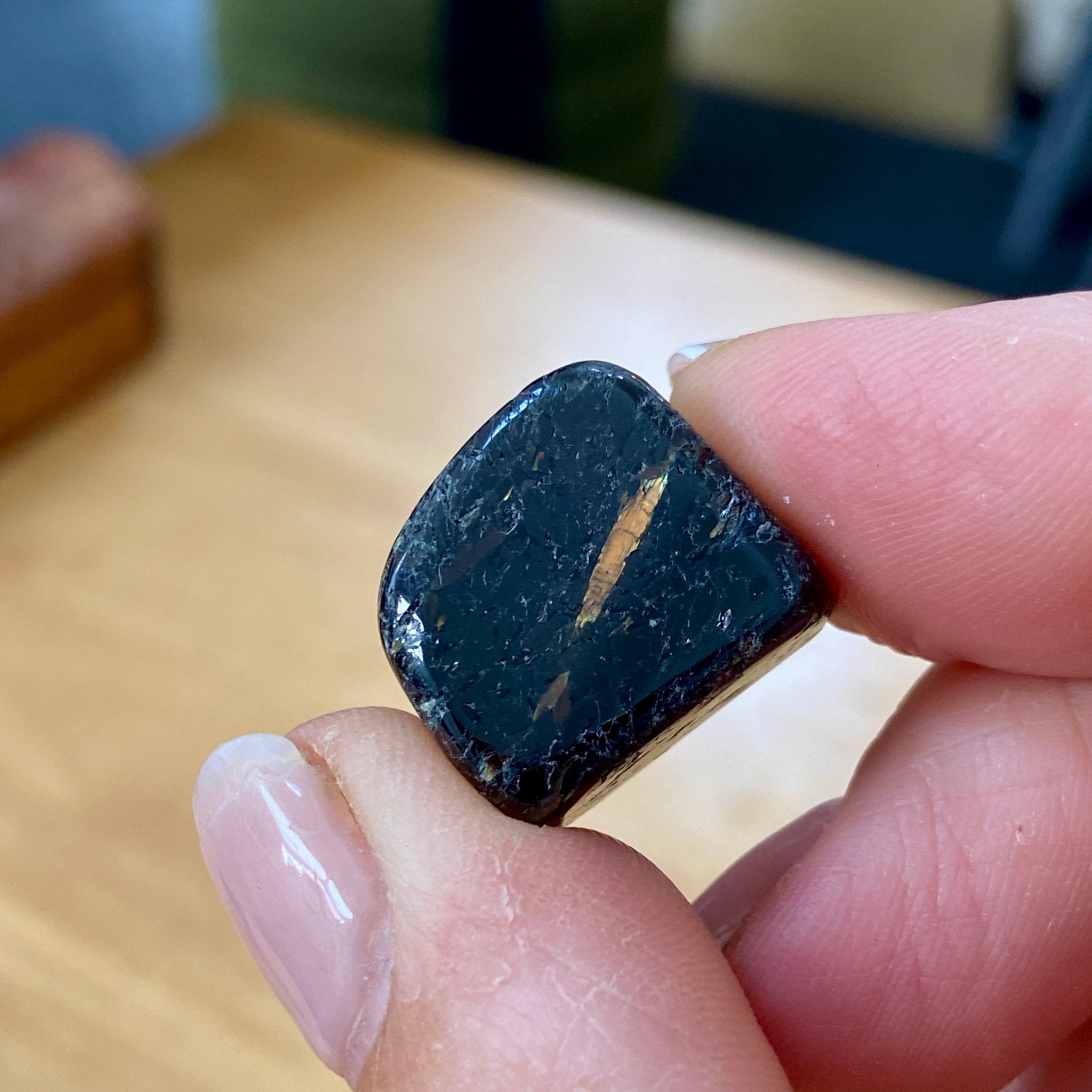 Nuummite Tumbled Stones - Greenland