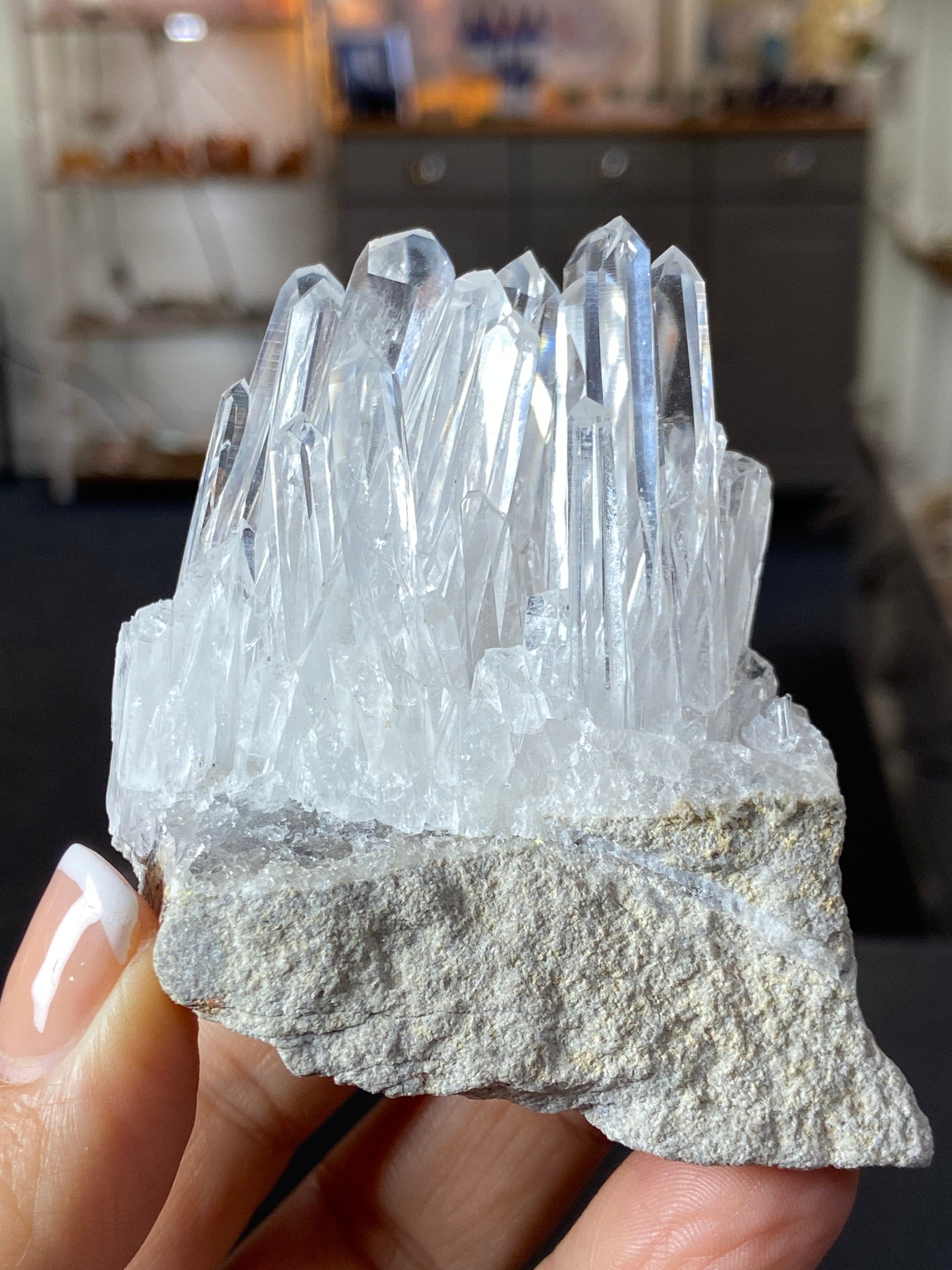 Alpha Lemurian Light Quartz Cluster