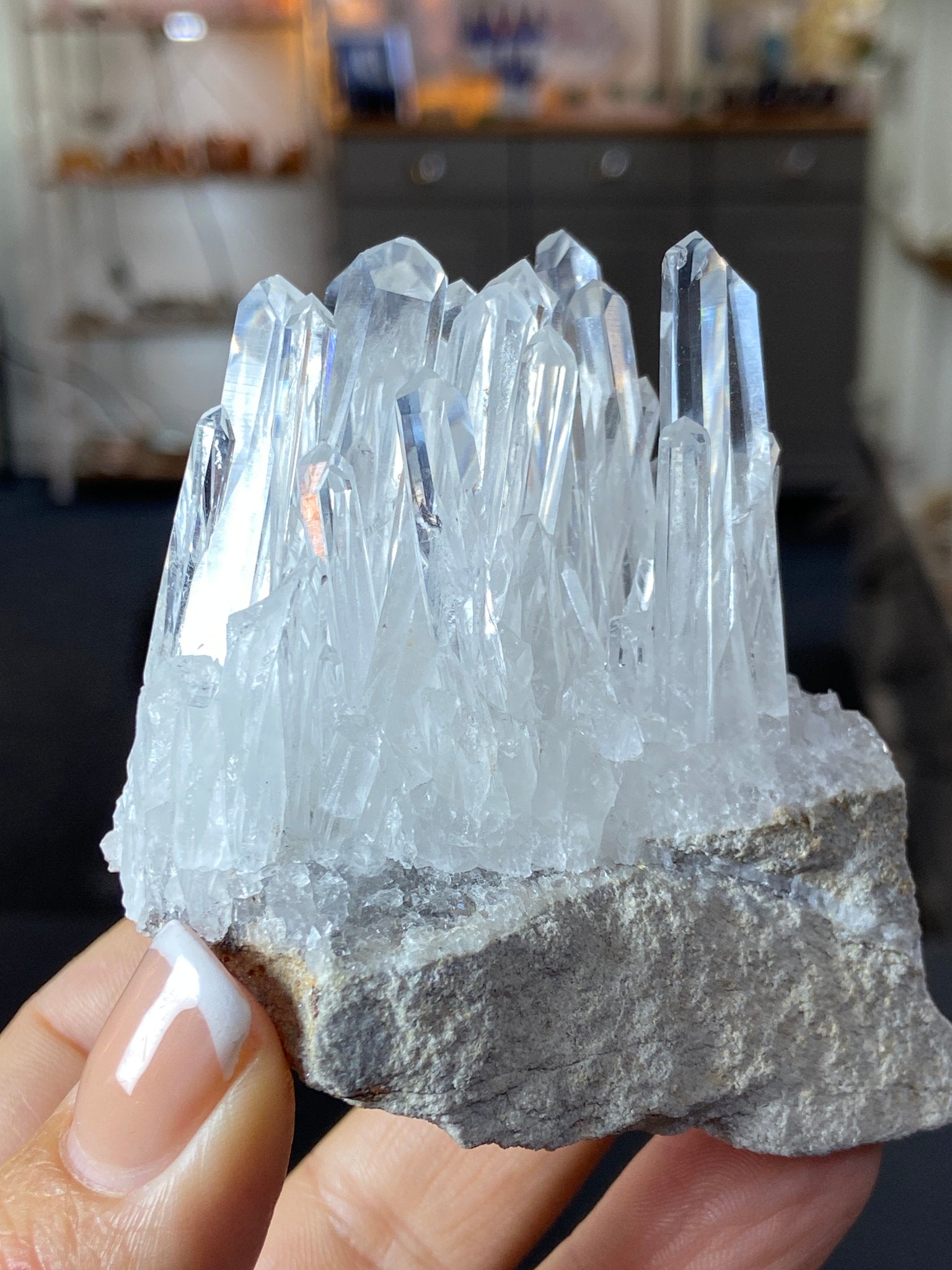 Alpha Lemurian Light Quartz Cluster
