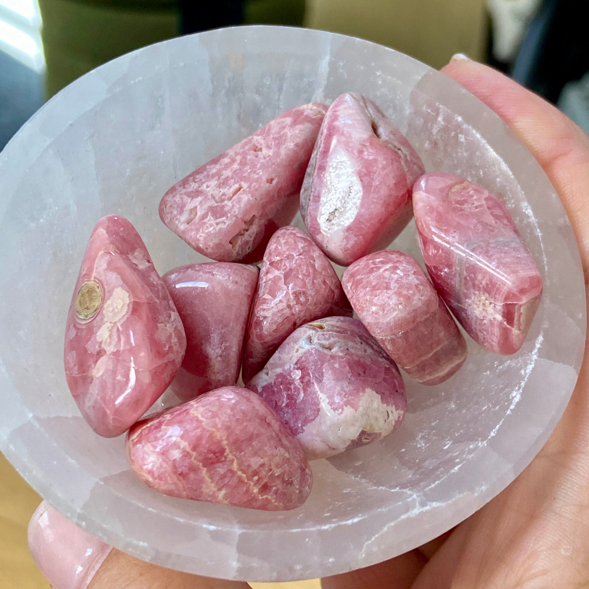 Rhodochrosite Tumbled Stone – Argentina