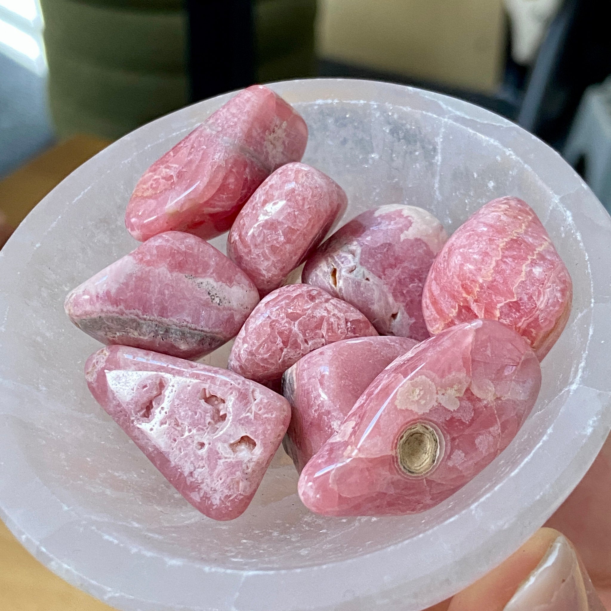 Rhodochrosite Tumbled Stone – Argentina