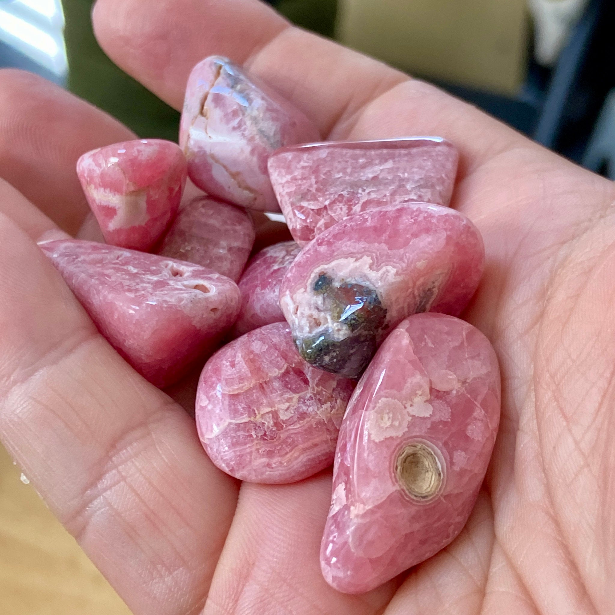 Rhodochrosite Tumbled Stone – Argentina
