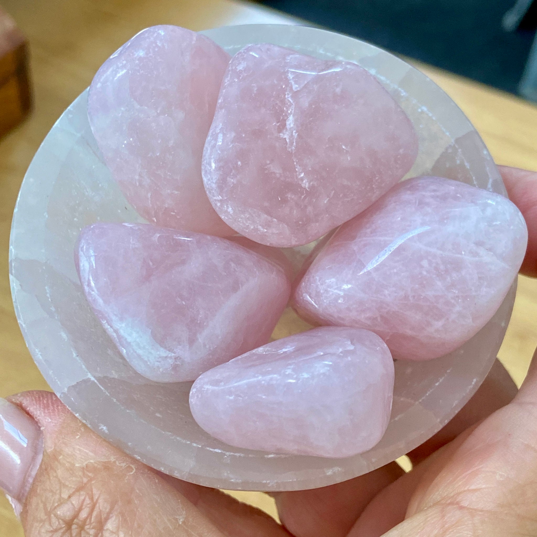Rose Quartz Tumbled Stone – Madagascar
