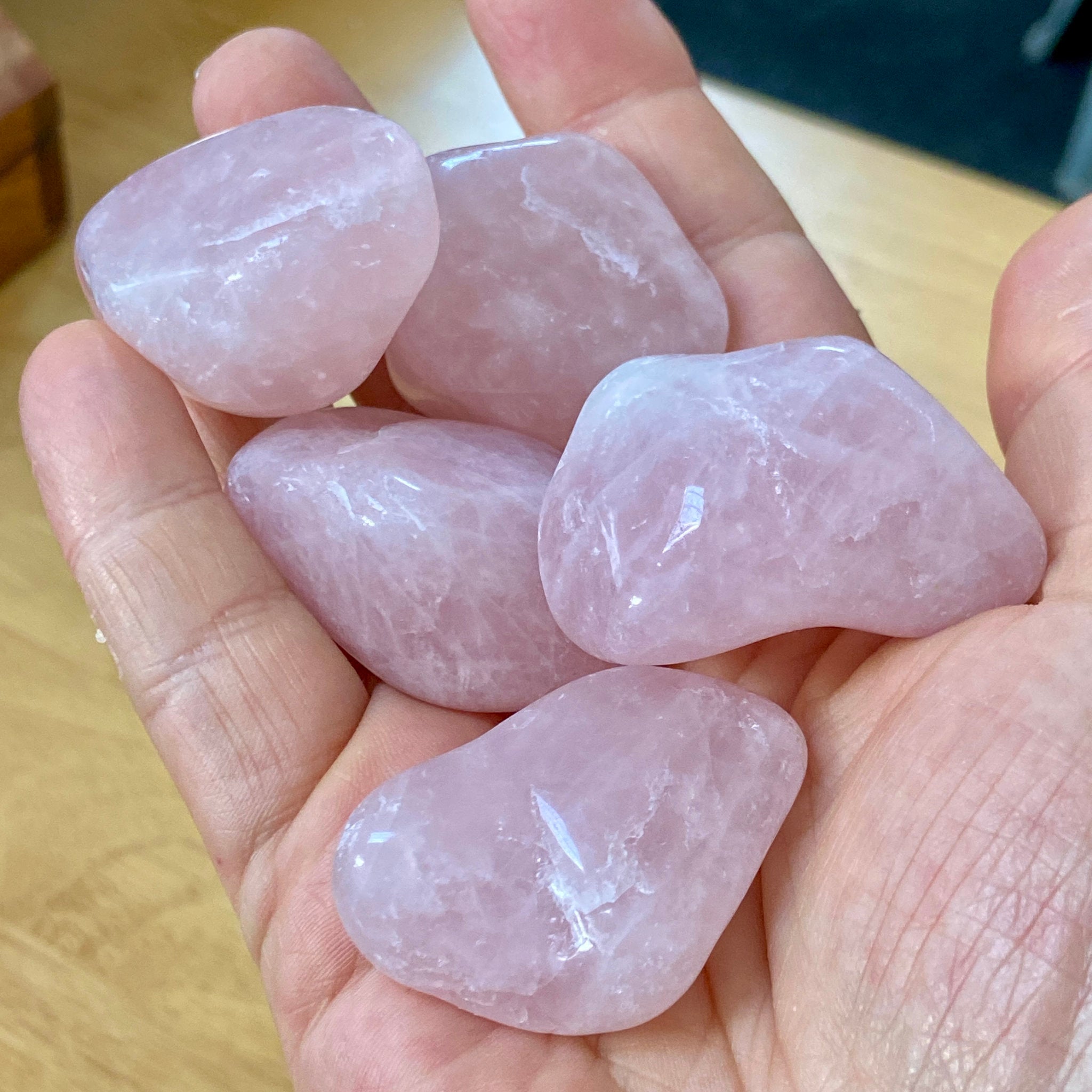 Rose Quartz Tumbled Stone – Madagascar
