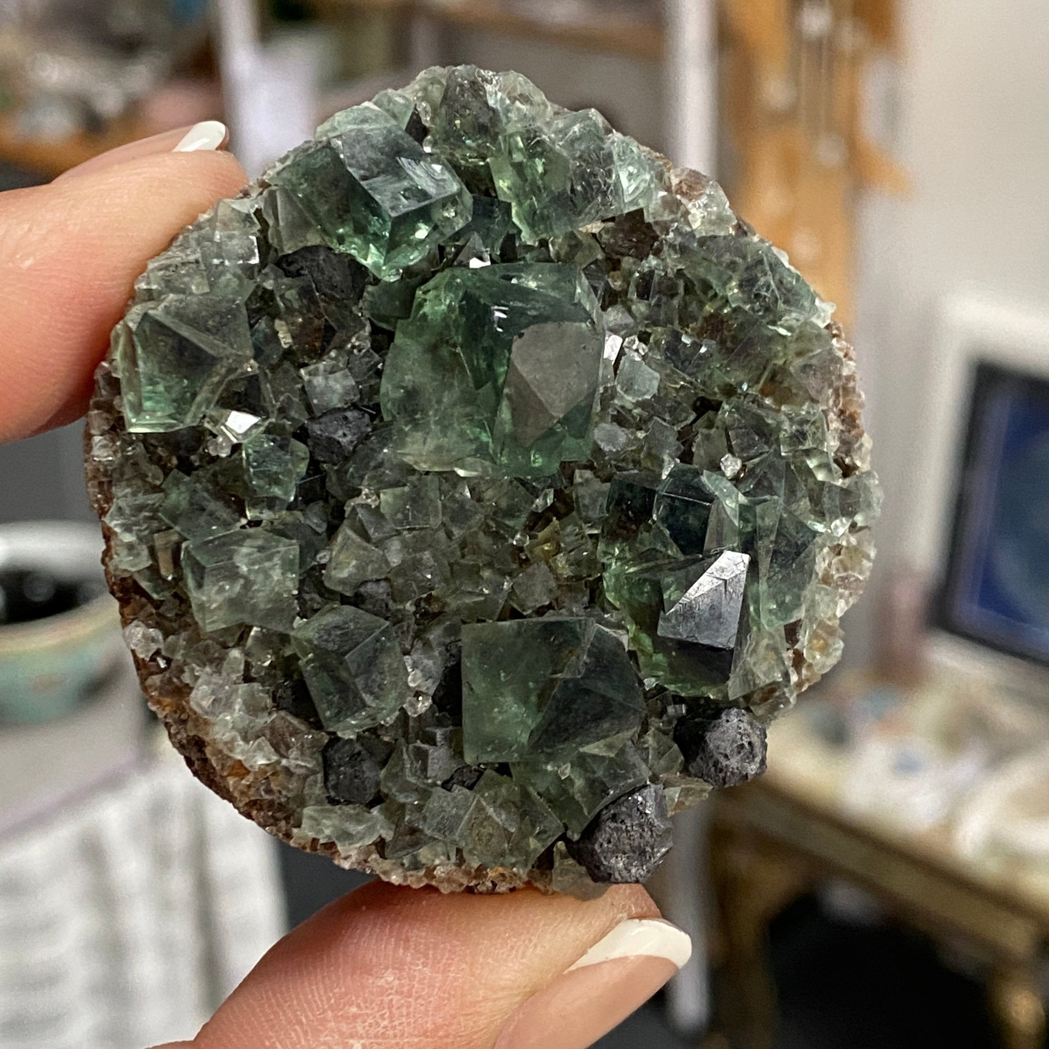🌌 Northern Lights Pocket - UK Fluorite, Diana Maria Mine