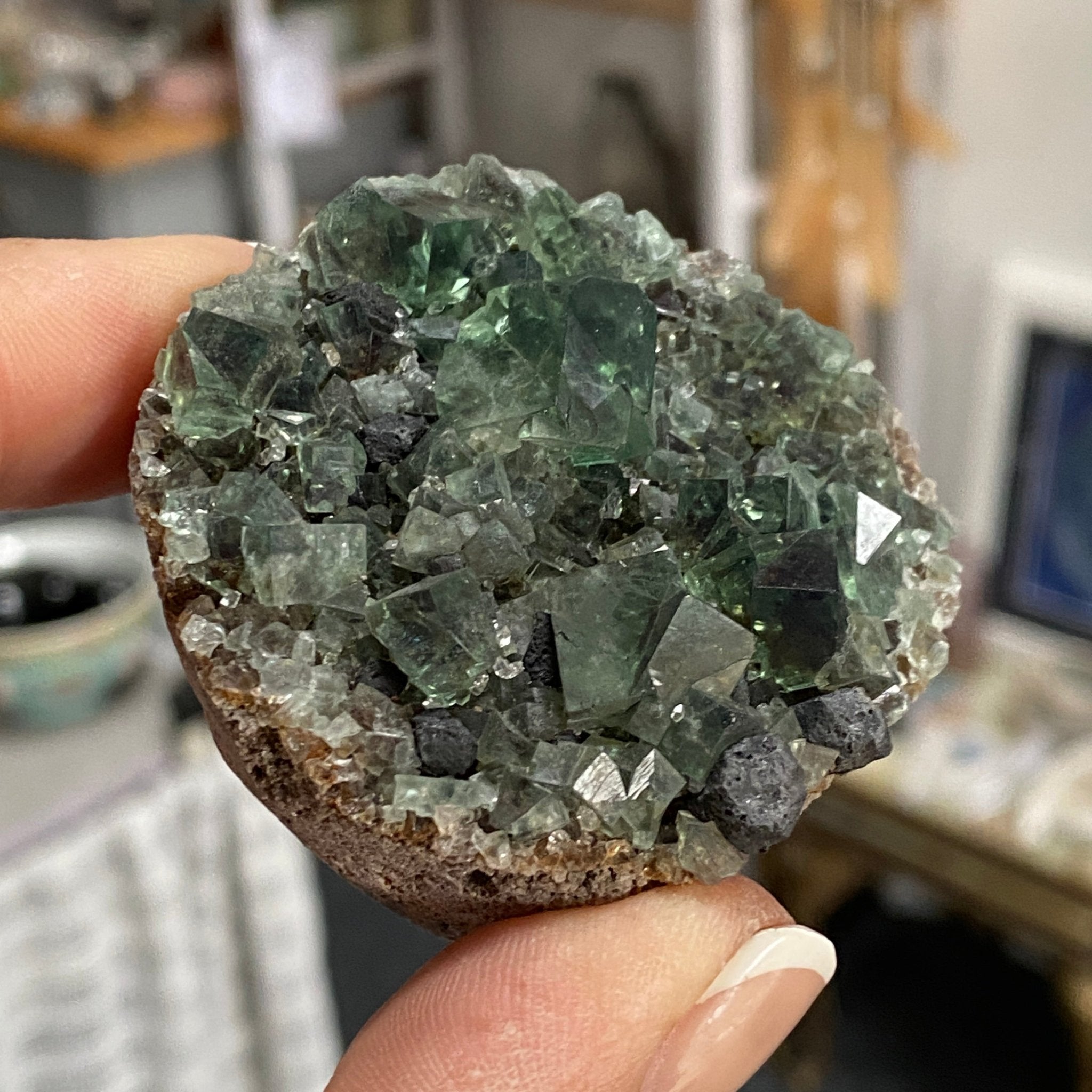 🌌 Northern Lights Pocket - UK Fluorite, Diana Maria Mine