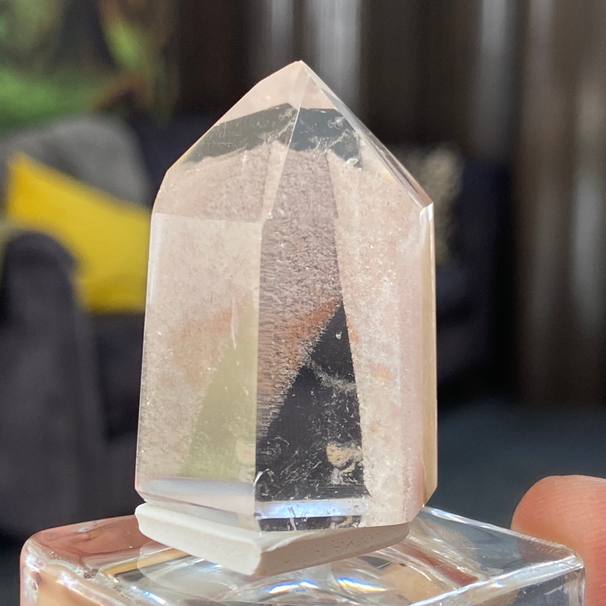 Carnelian Quartz Tower with Phantom Growth – Madagascar