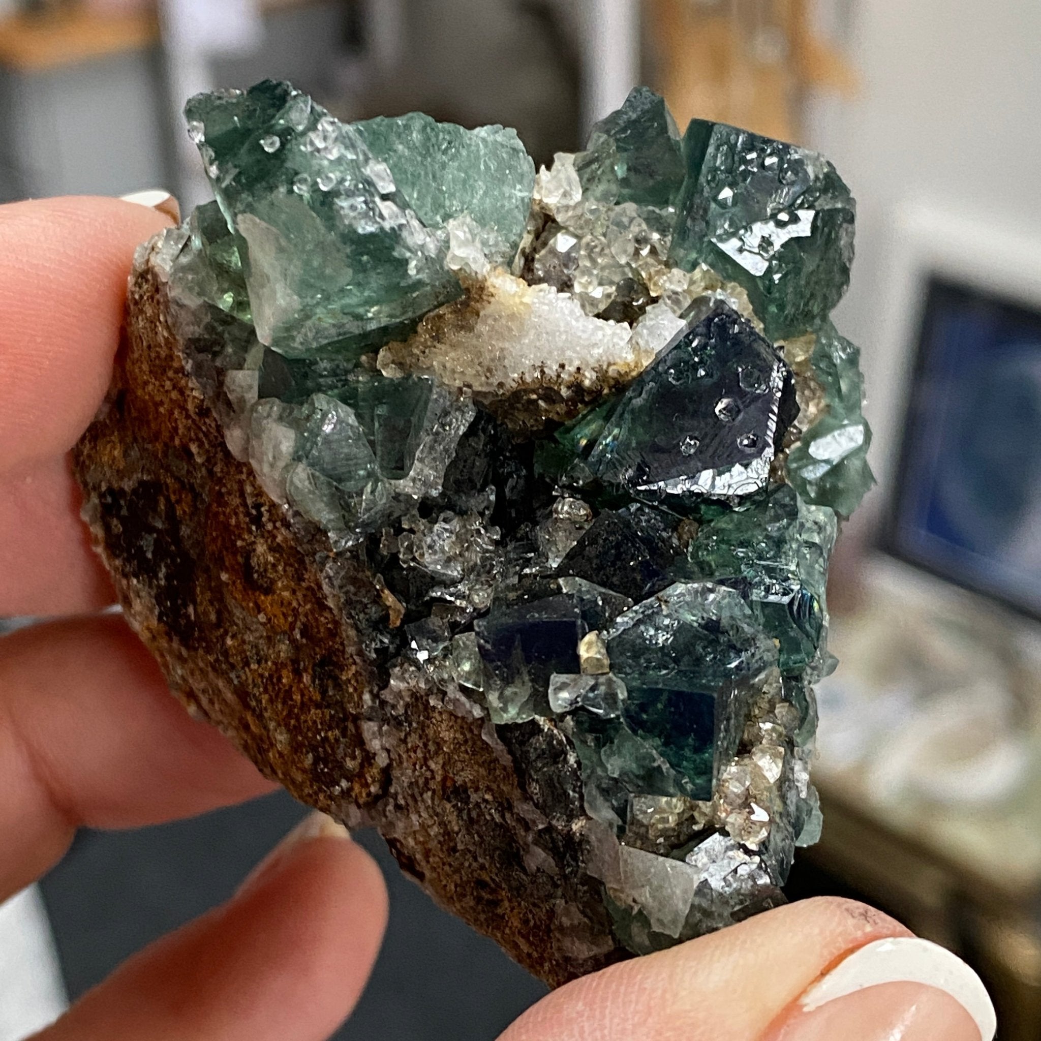 🌌 Northern Lights Pocket - UK Fluorite, Diana Maria Mine